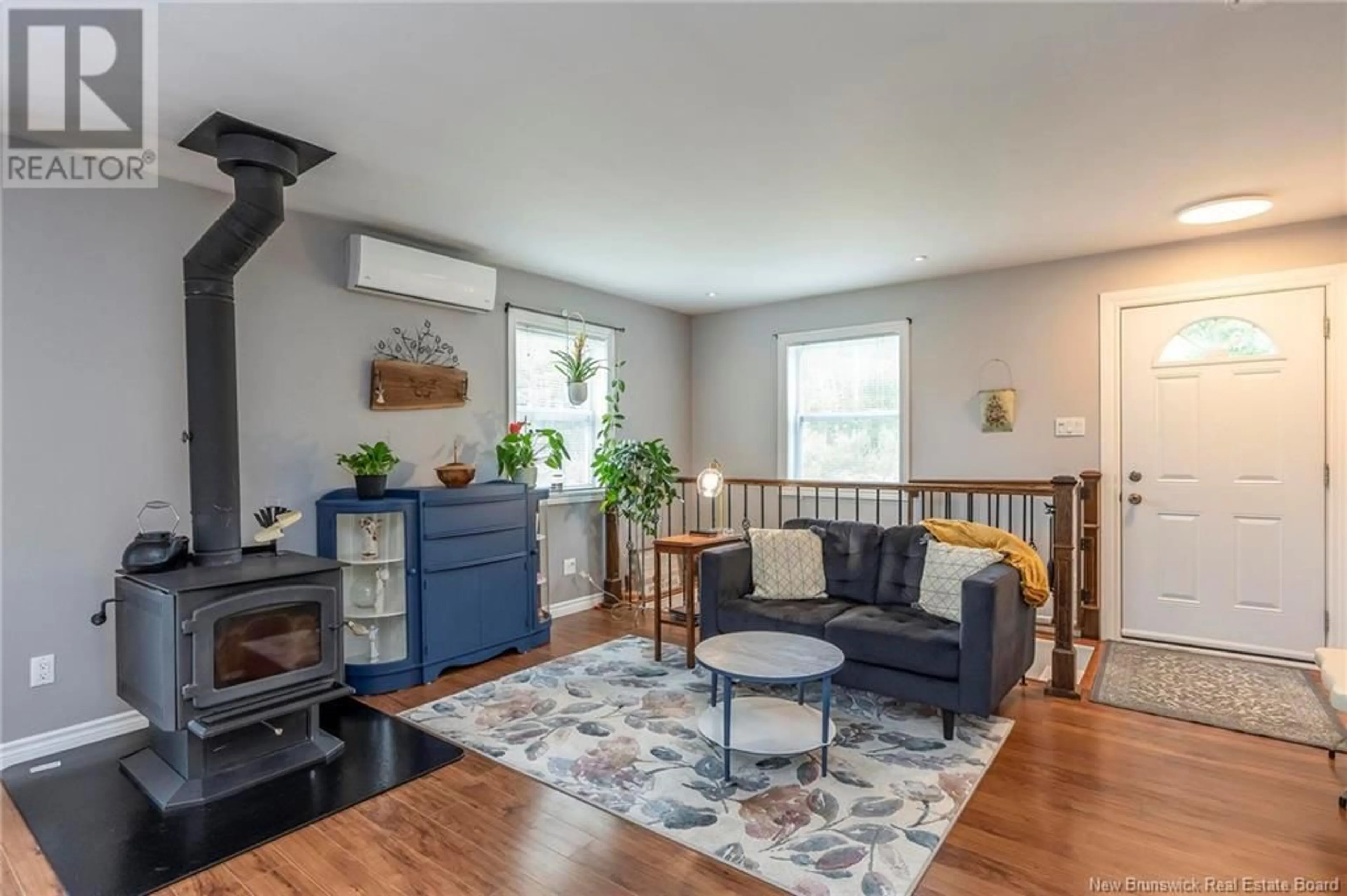 Living room, wood floors for 23 Holland Lane, Cambridge-Narrows New Brunswick E4C4P8