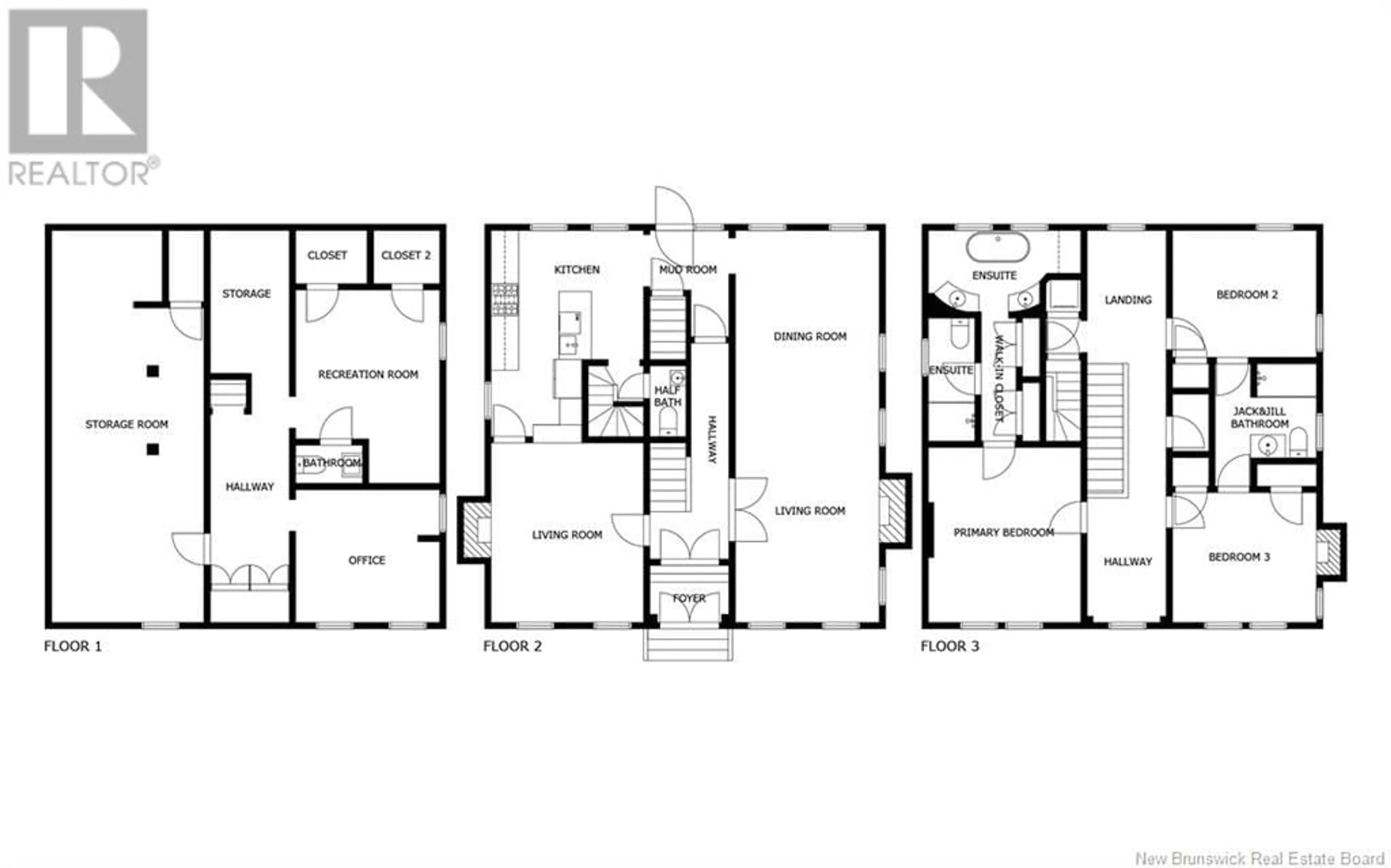 Floor plan for 122 Carmarthen Street, Saint John New Brunswick E2L2N8