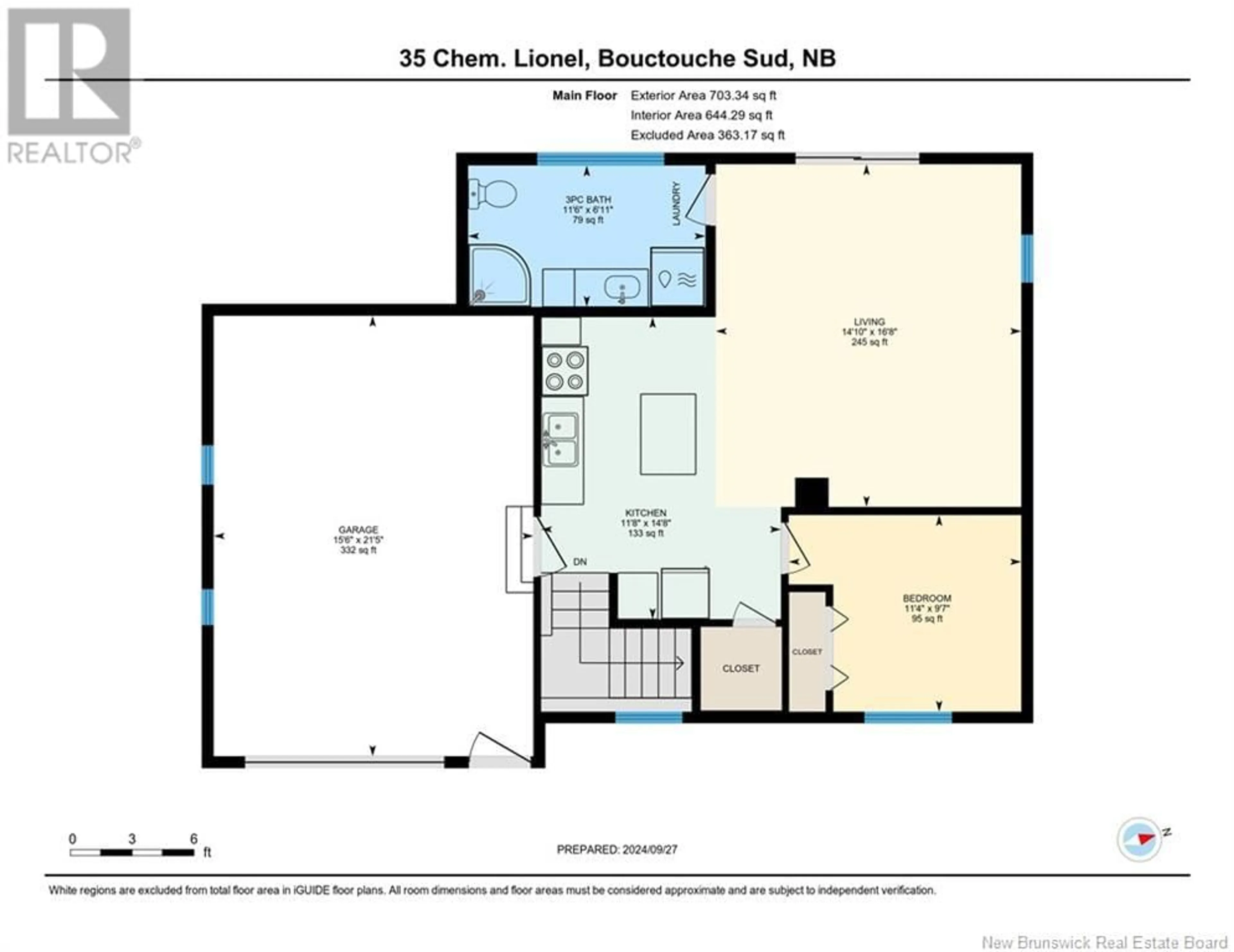 Floor plan for 35 Lionel Street, Bouctouche New Brunswick E4S5L7