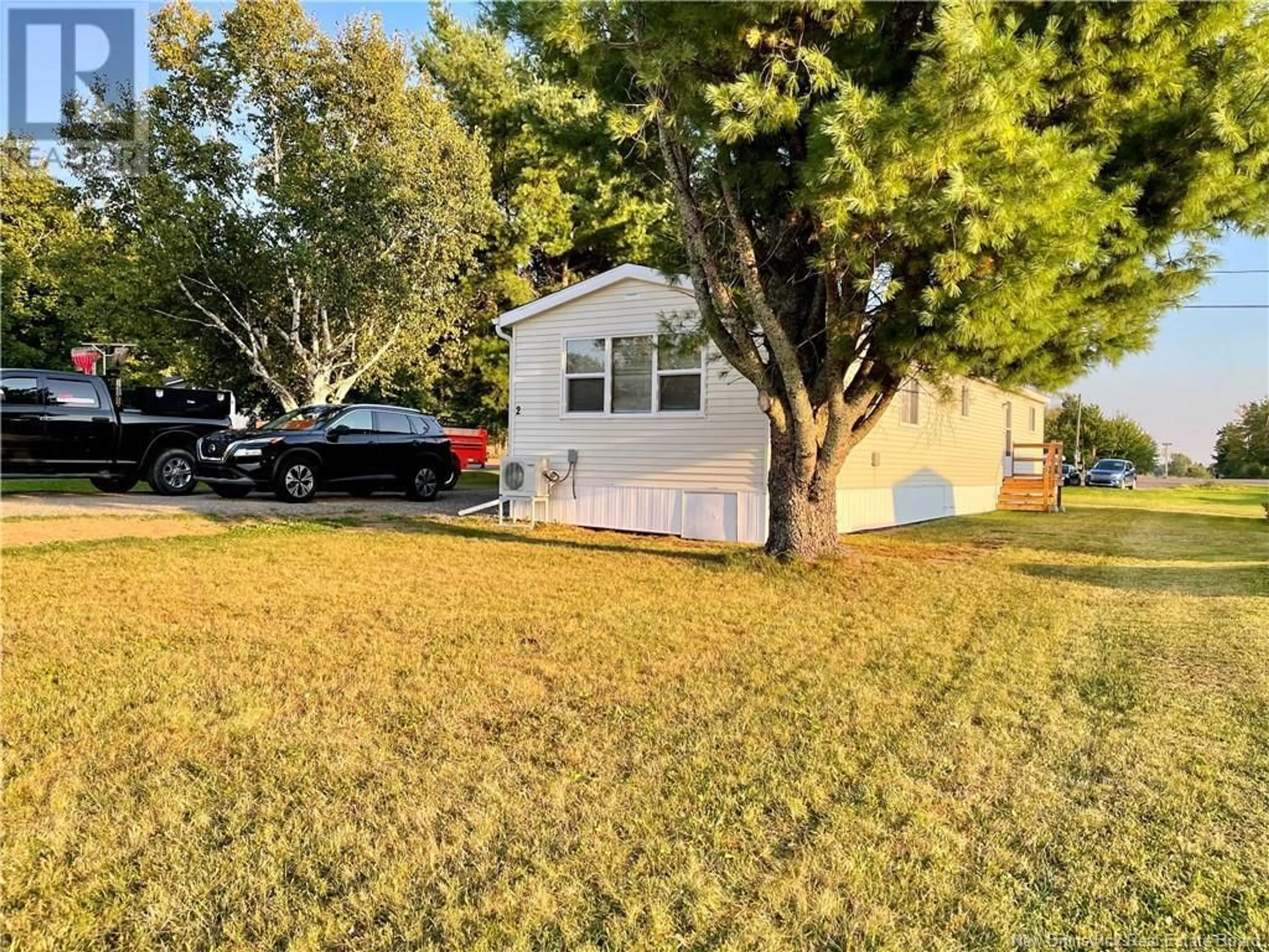 A pic from exterior of the house or condo, the fenced backyard for 2 Condon Crescent, Lakeville New Brunswick E1H1C7