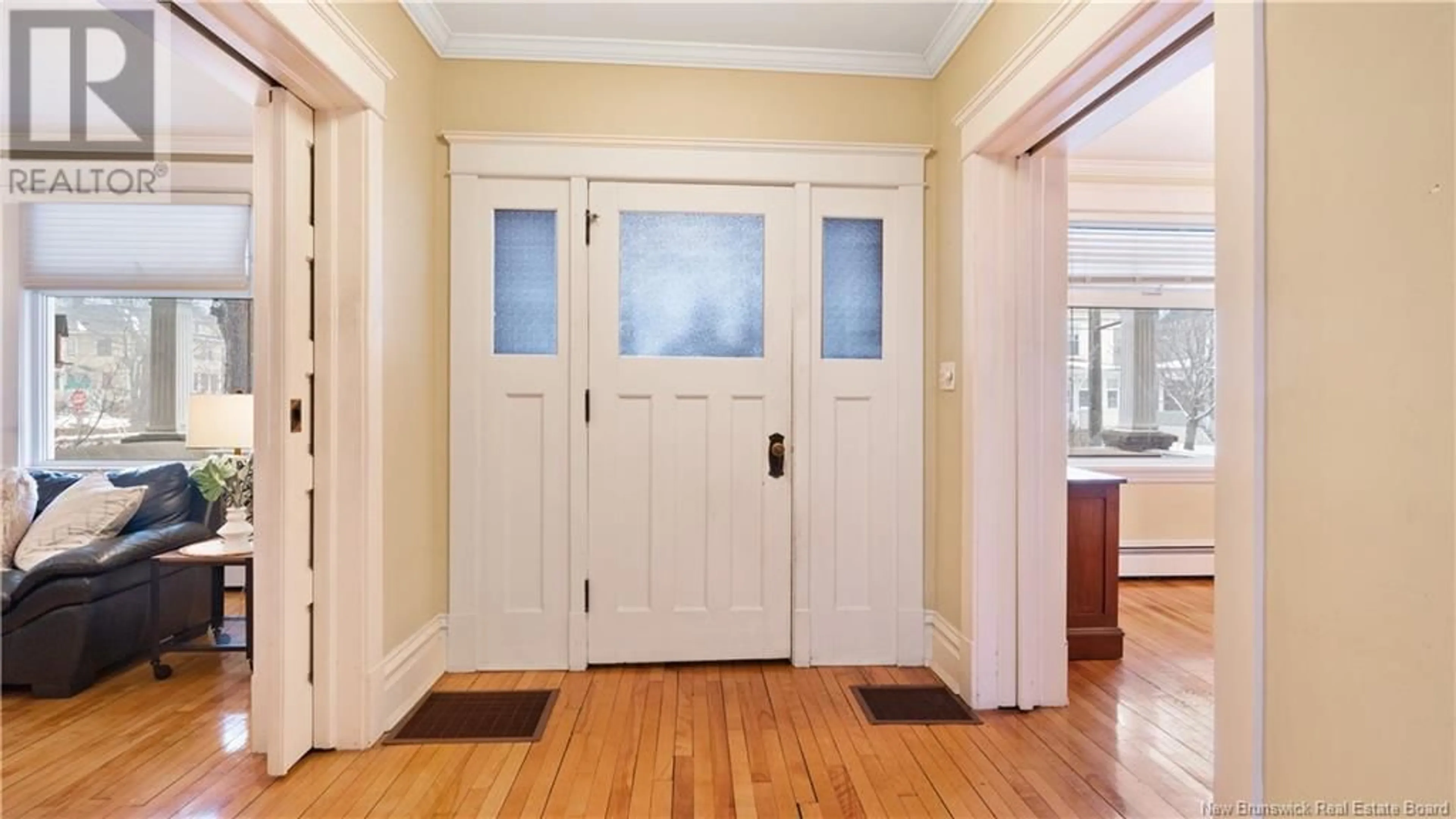 Indoor entryway, wood floors for 232 Highfield Street, Moncton New Brunswick E1C5R1