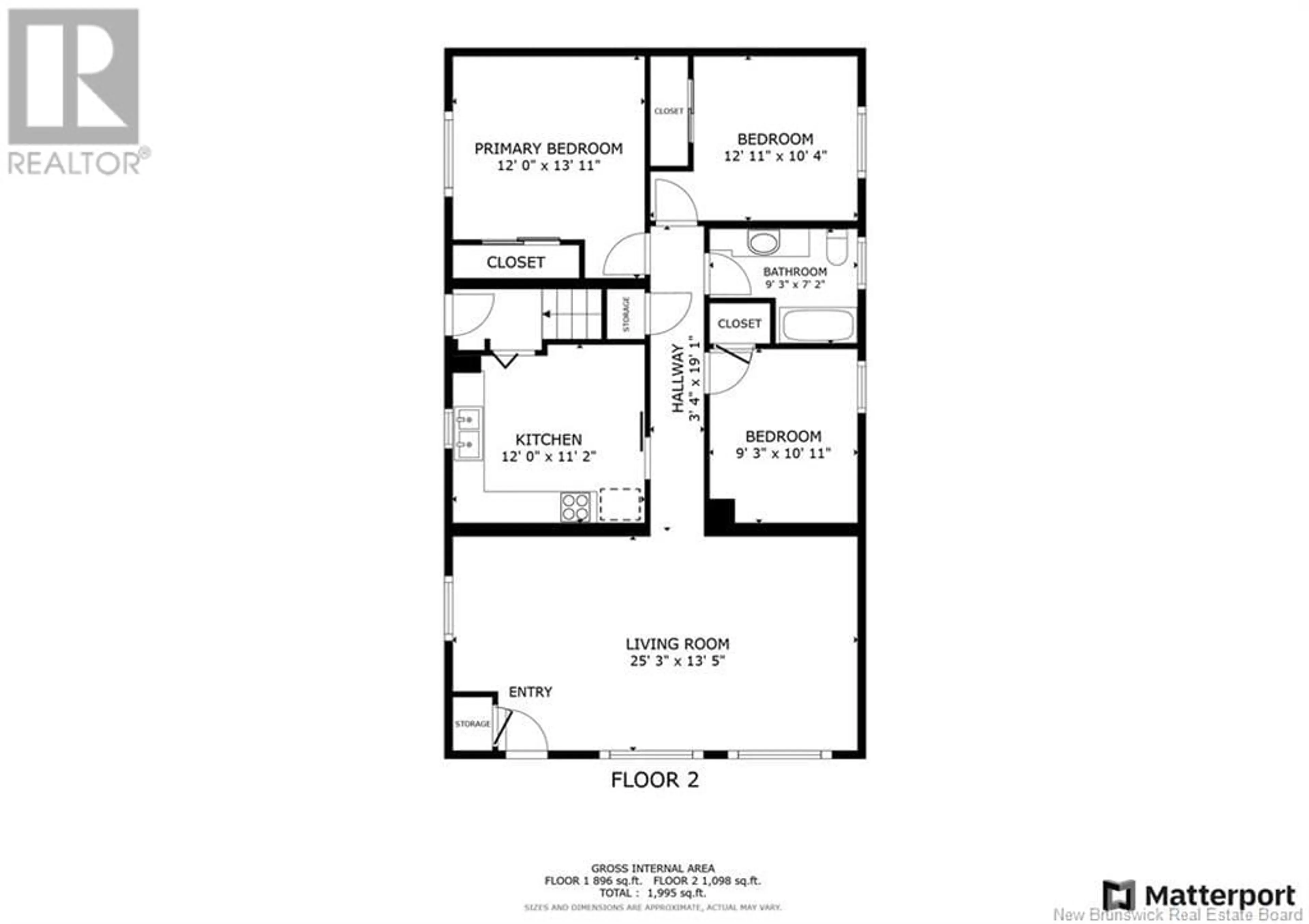 Floor plan for 278 Southampton Drive, Fredericton New Brunswick E3B4T6