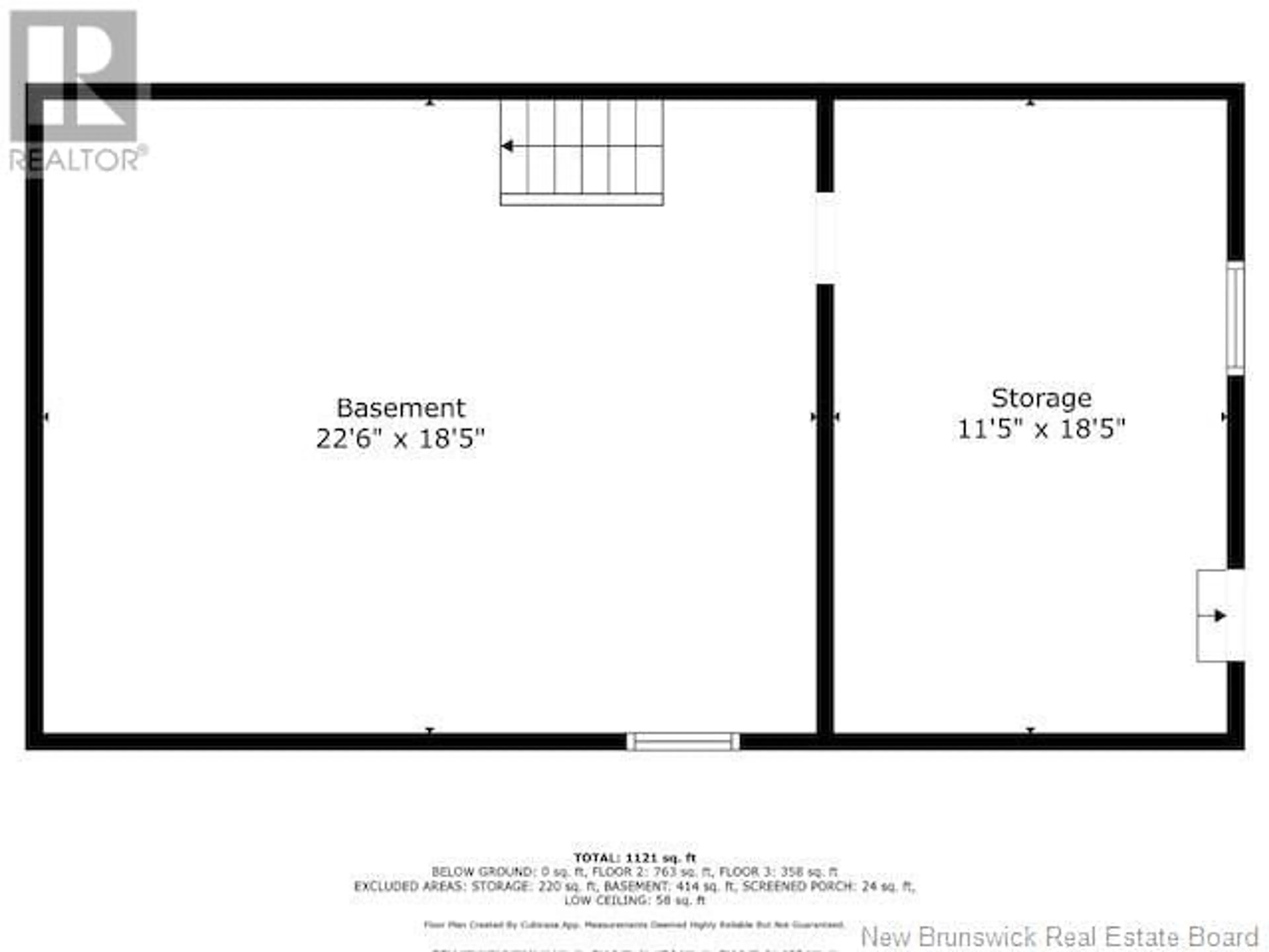 Floor plan for 380 Goderich Street, Dalhousie New Brunswick E8C1S7