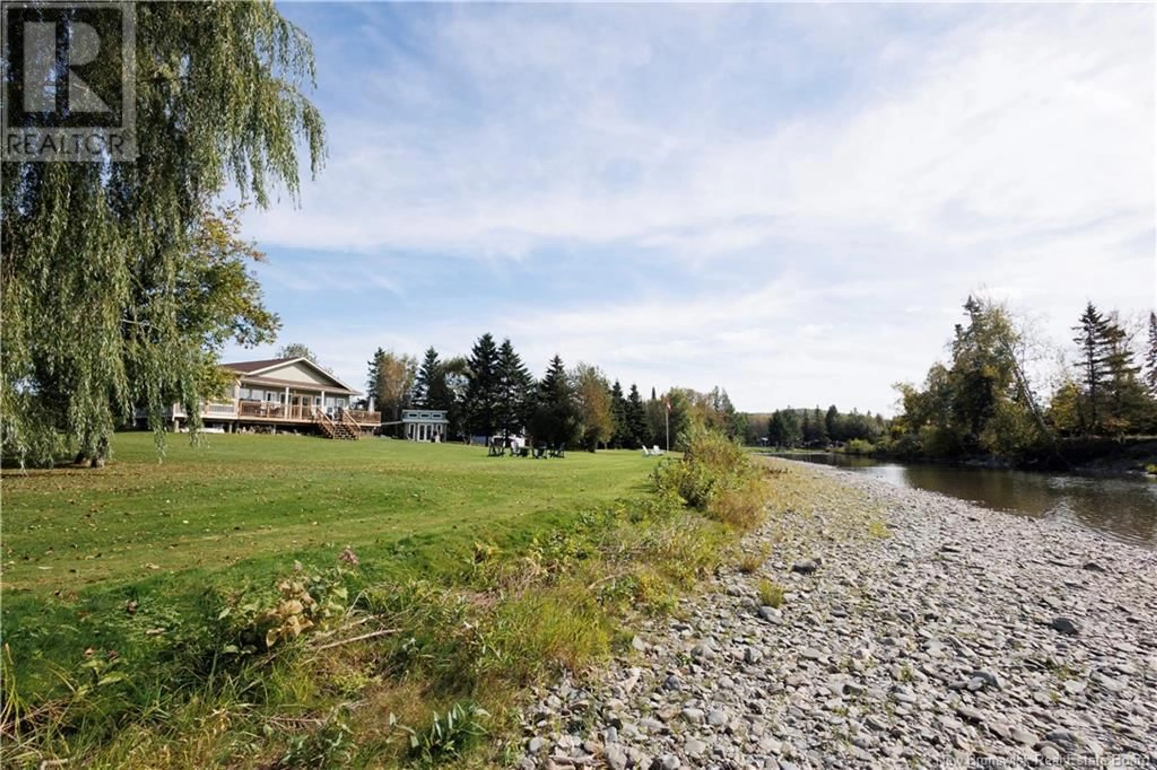 Patio, the view of lake or river for 19 Ouellette Lane, New Denmark New Brunswick E7G2M3