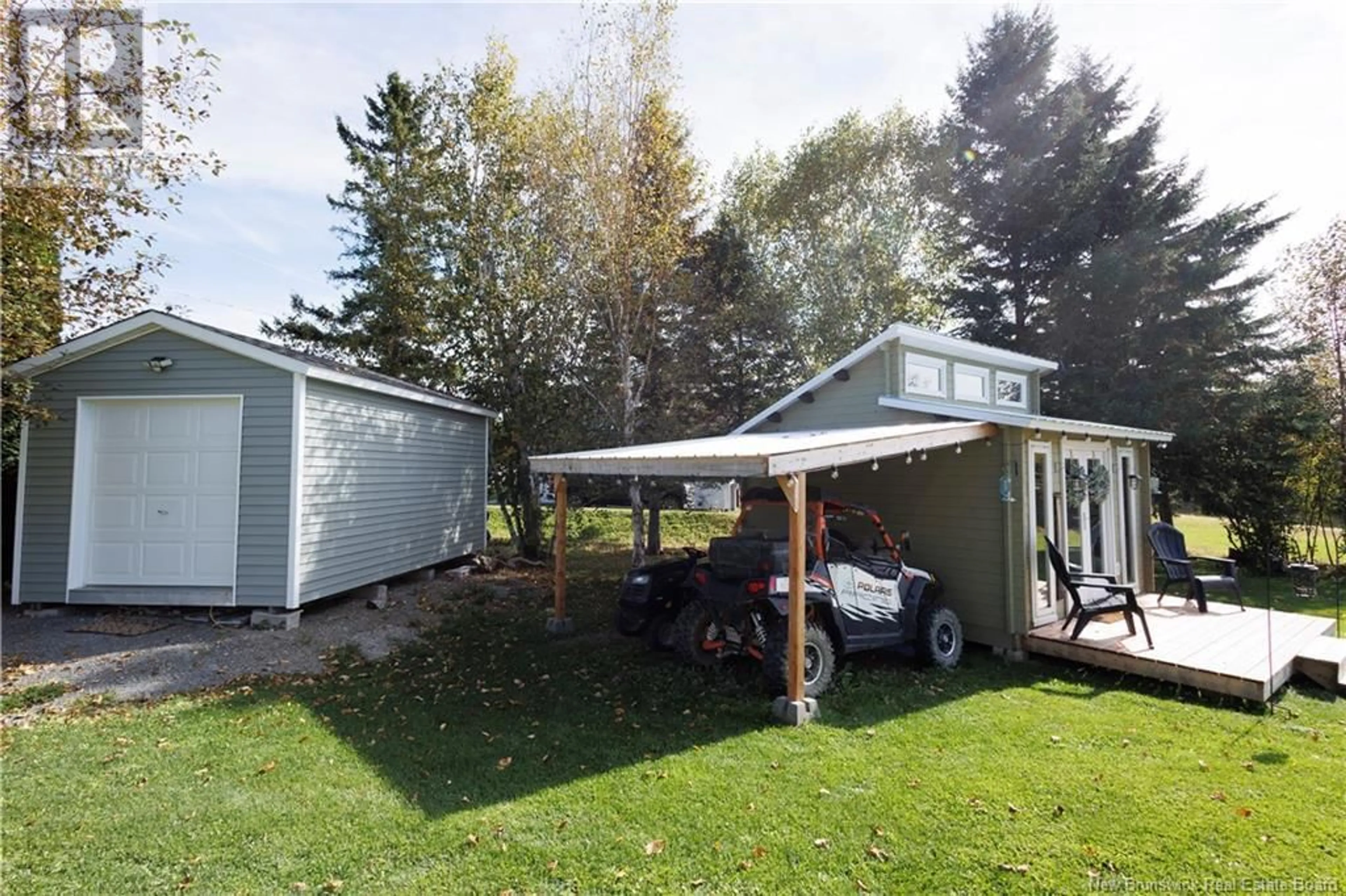 Indoor garage, not visible floor for 19 Ouellette Lane, New Denmark New Brunswick E7G2M3