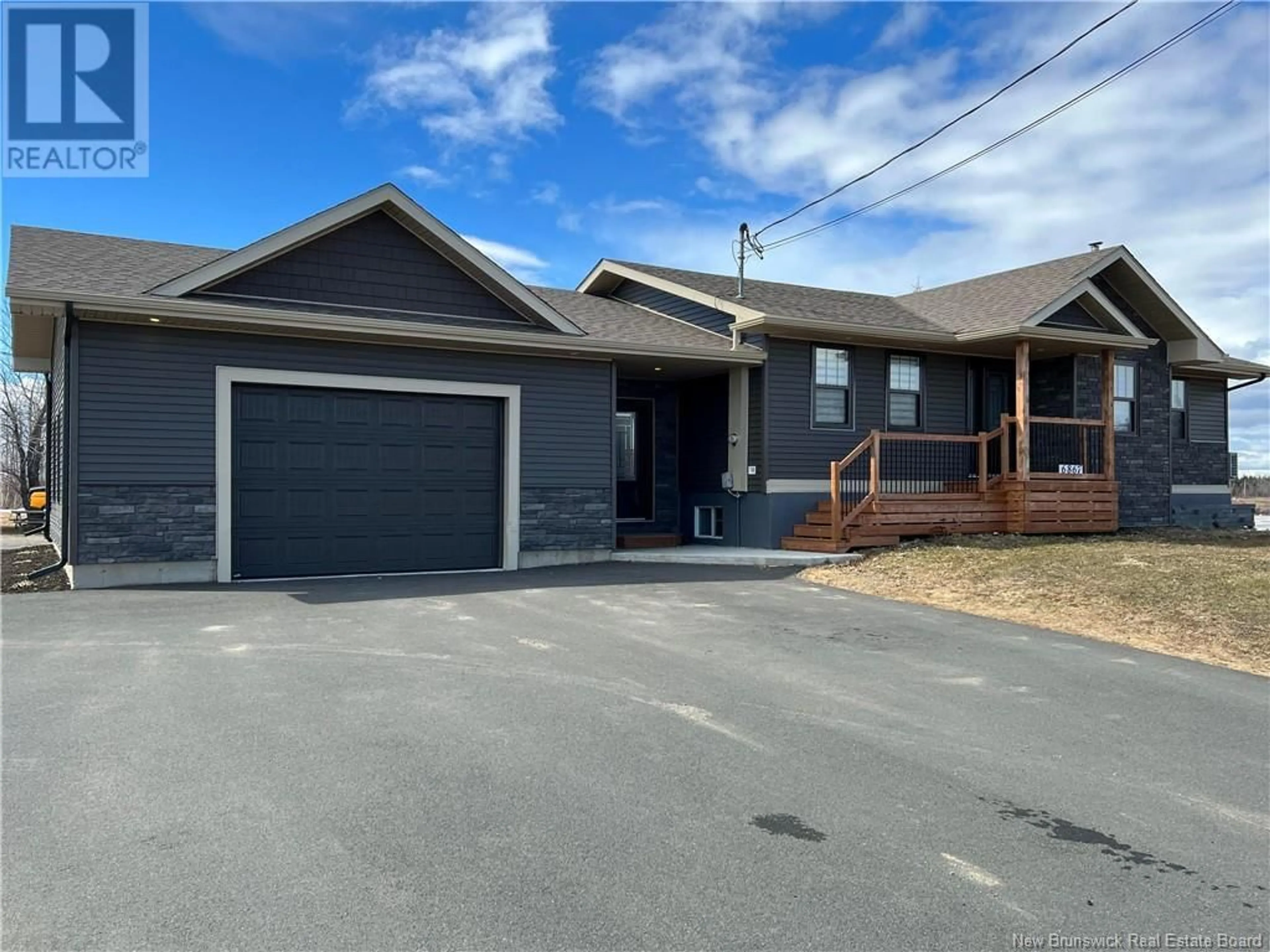 Frontside or backside of a home, the street view for 6867 Route 11, Tracadie Beach New Brunswick E1X1K4