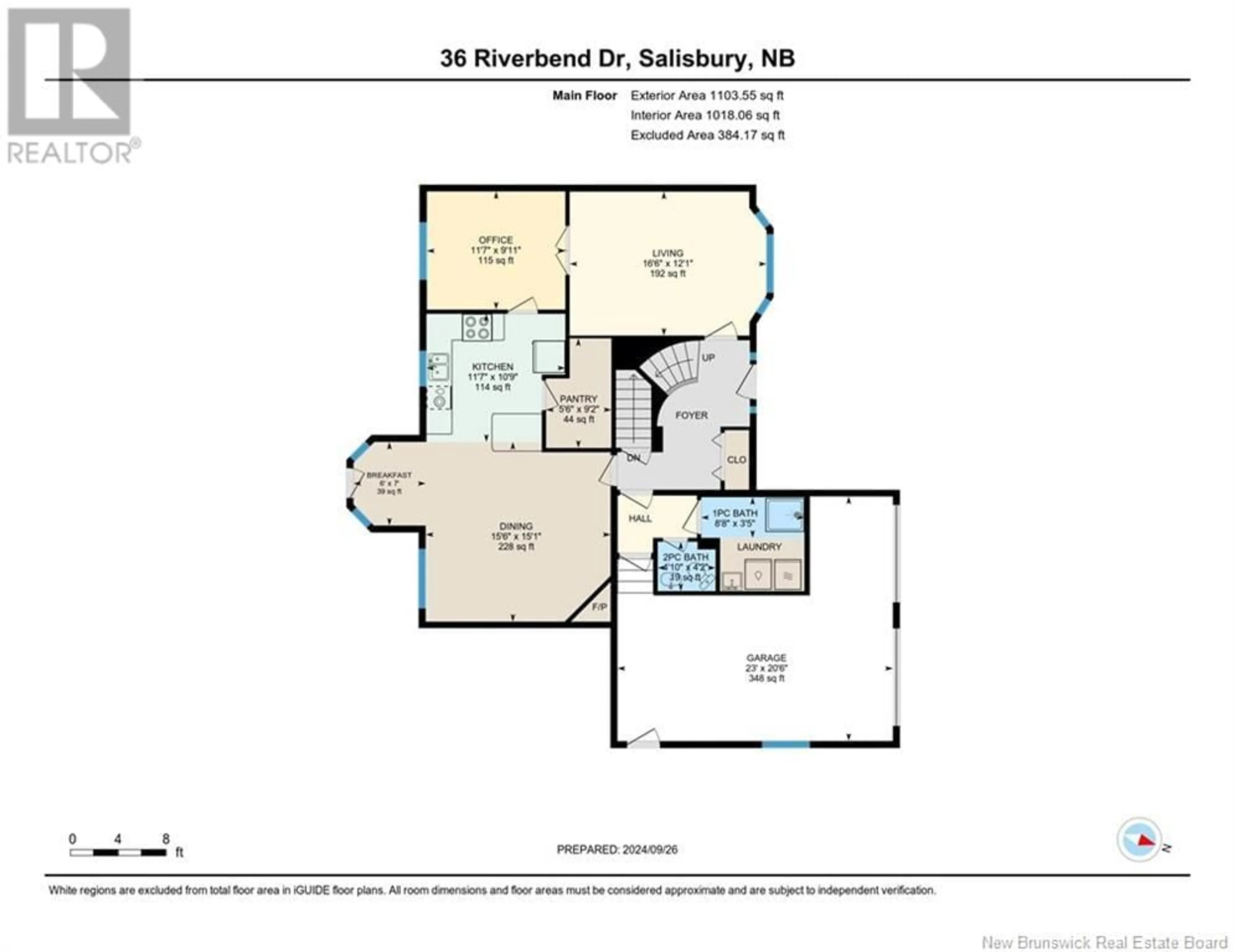 Floor plan for 36 Riverbend Drive, Upper Coverdale New Brunswick E1J2B3