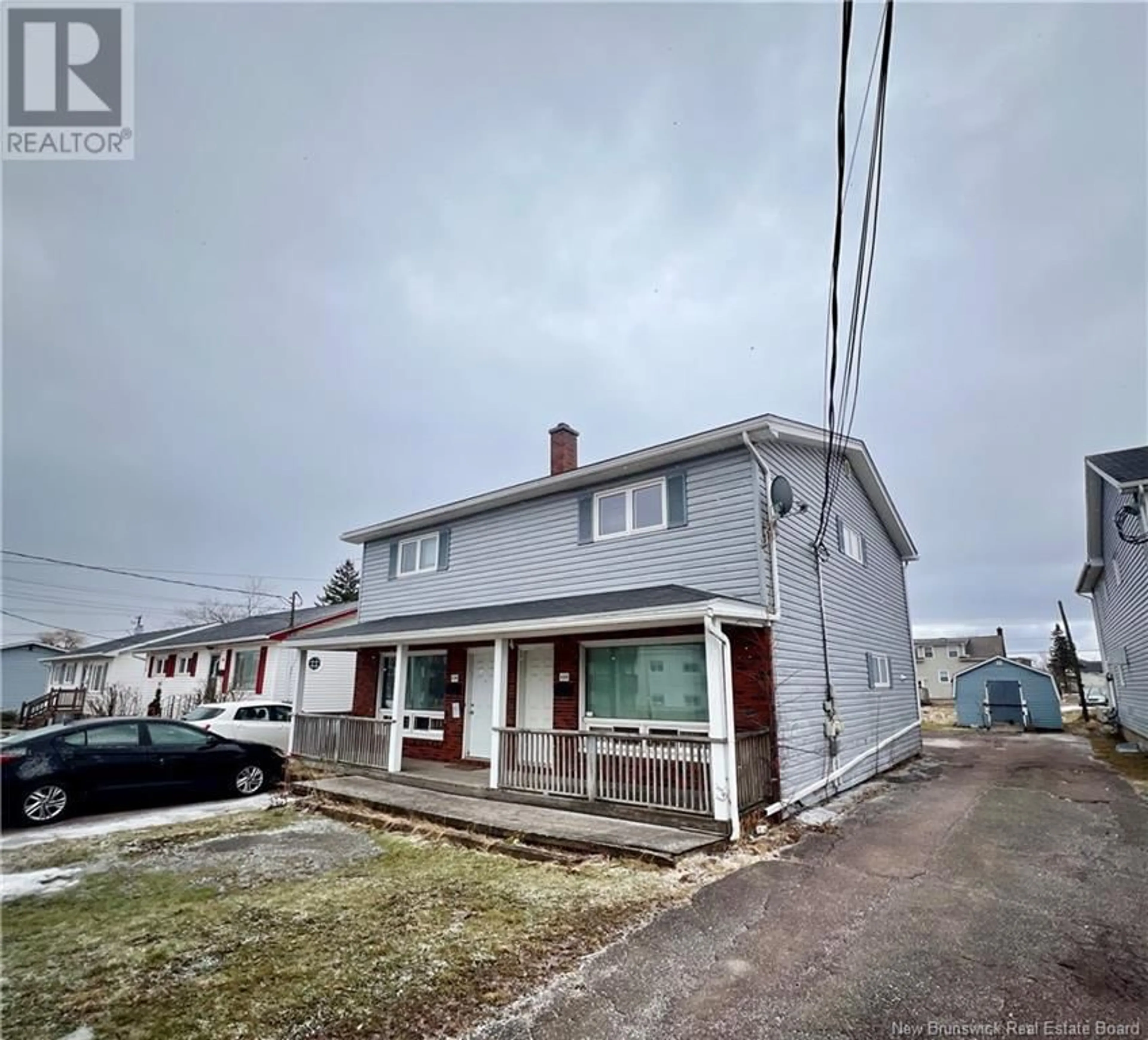 Frontside or backside of a home, the street view for 118-120 Vail Street, Moncton New Brunswick E1A3L4