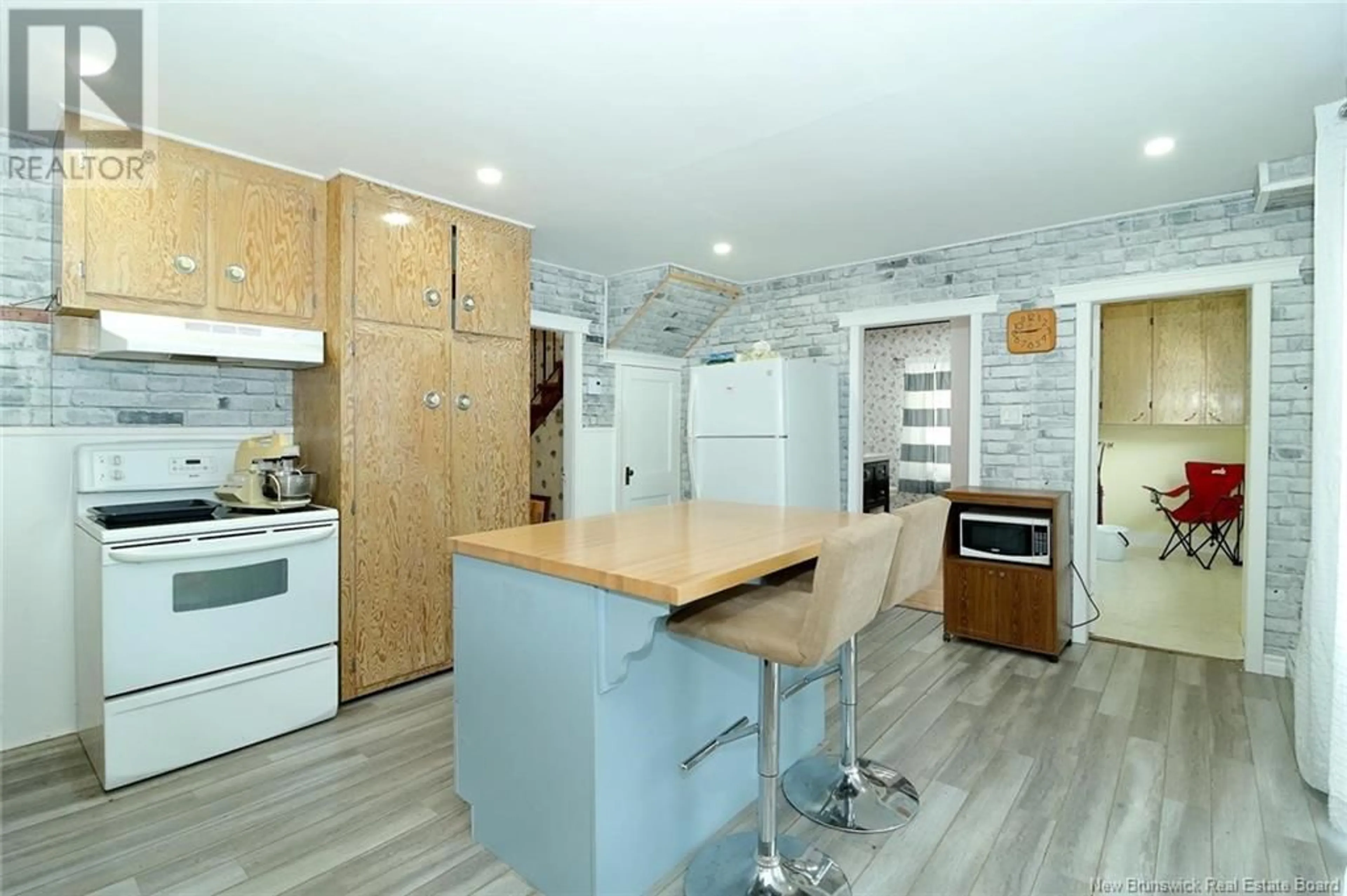 Open concept kitchen for 252 Bridge Street, Chipman New Brunswick E4A1S1