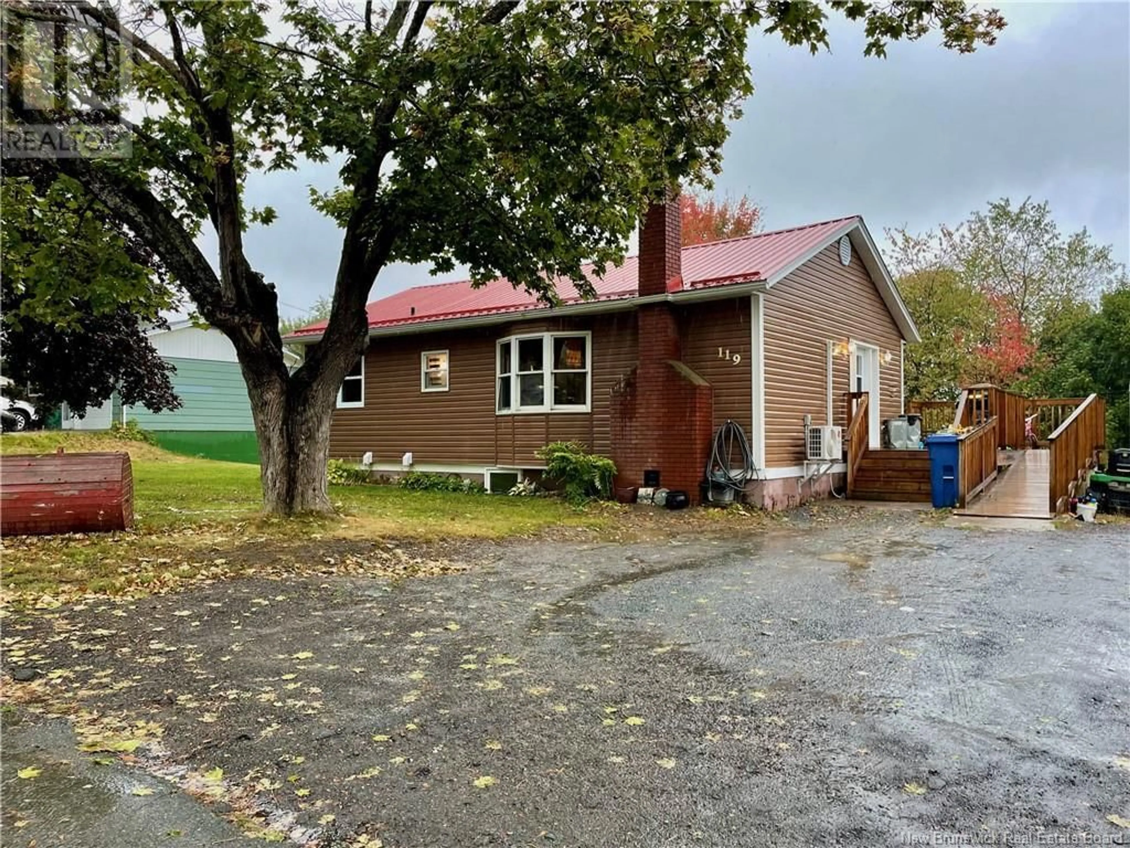 Outside view for 119 Glen Avenue, Woodstock New Brunswick E7M1T5