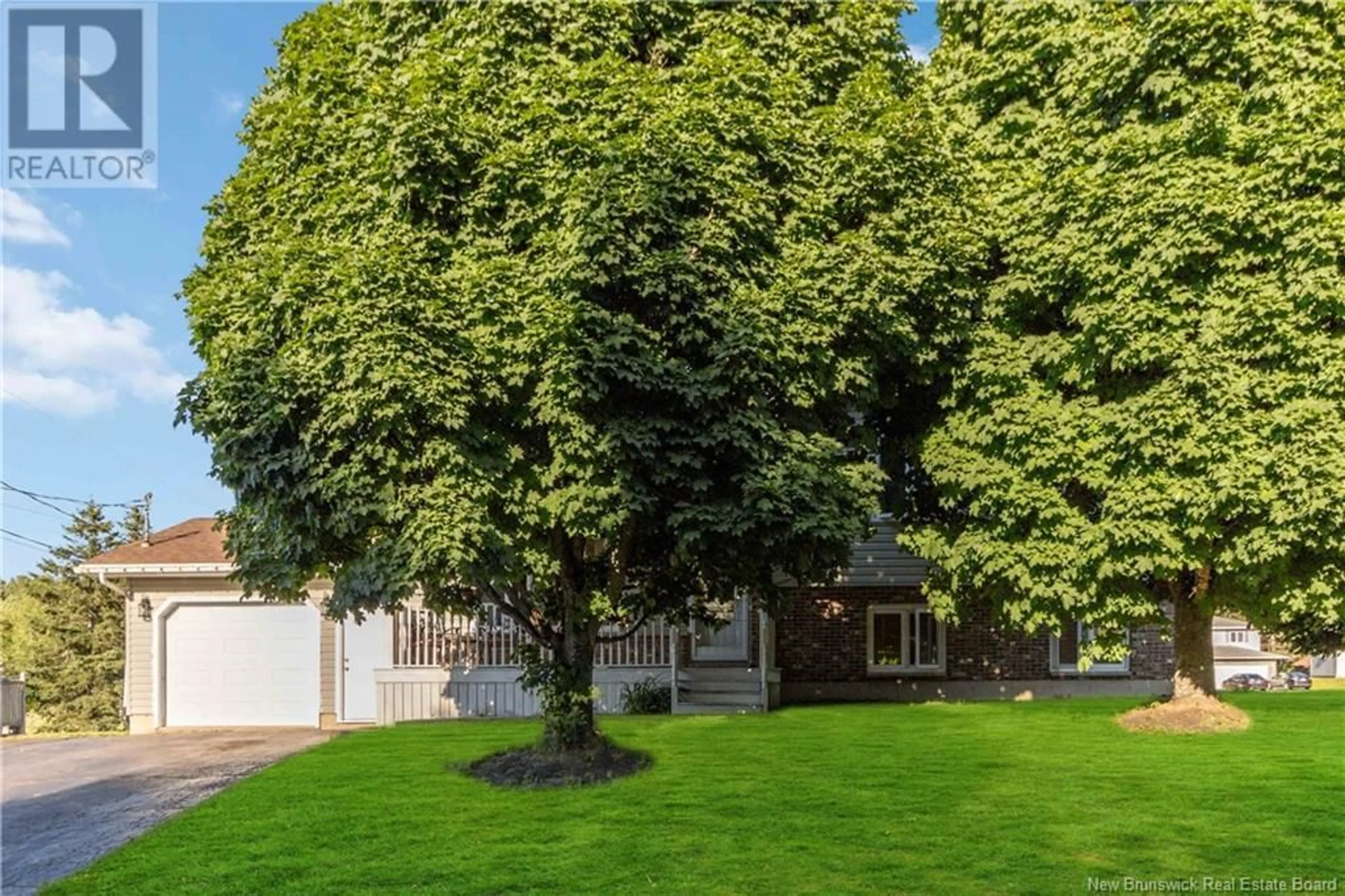 Patio, the fenced backyard for 5 Briardale Drive, Moncton New Brunswick E1G2B7