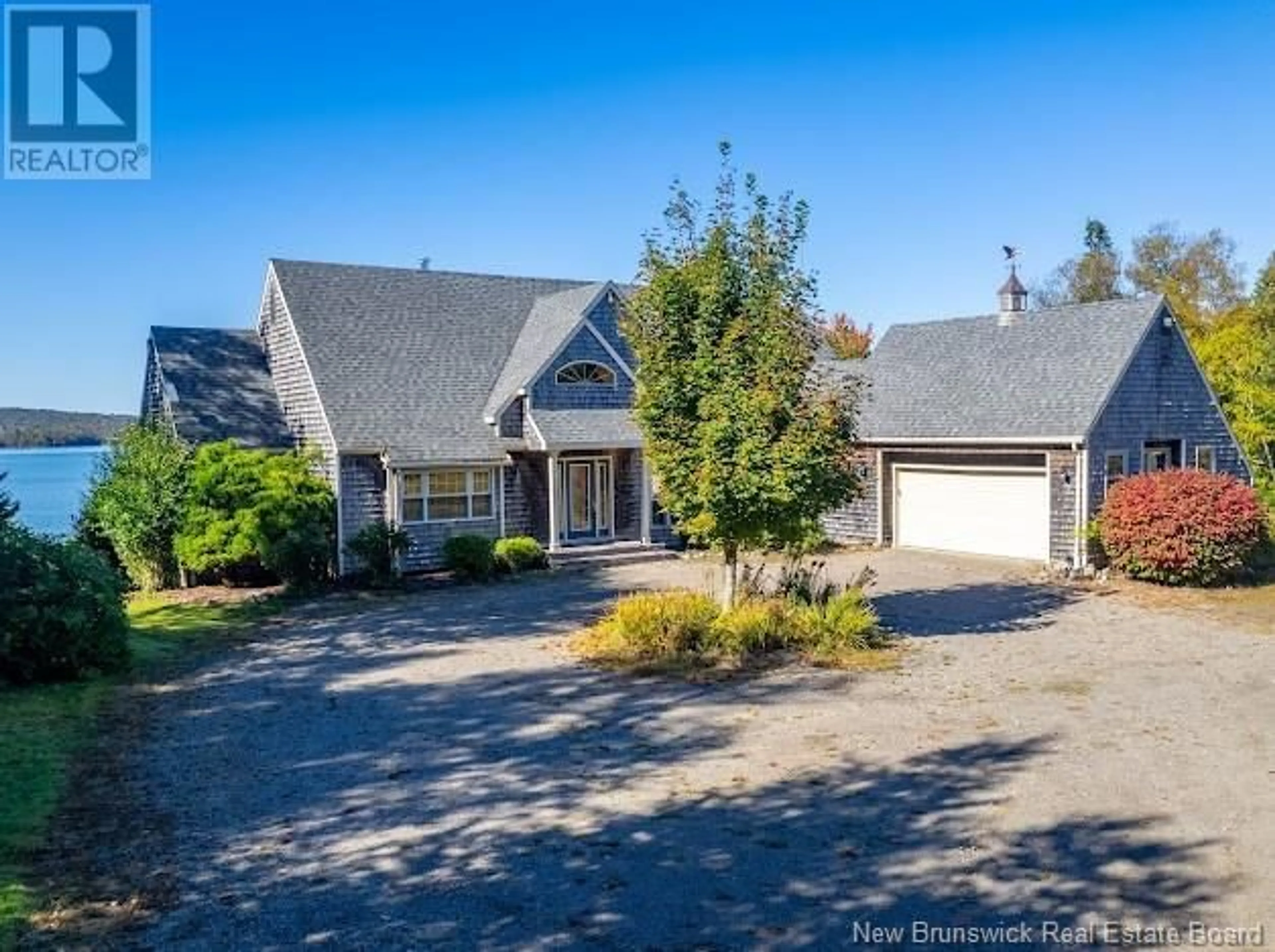 A pic from outside/outdoor area/front of a property/back of a property/a pic from drone, street for 3756 ROUTE 127, Bayside New Brunswick E5B2V5
