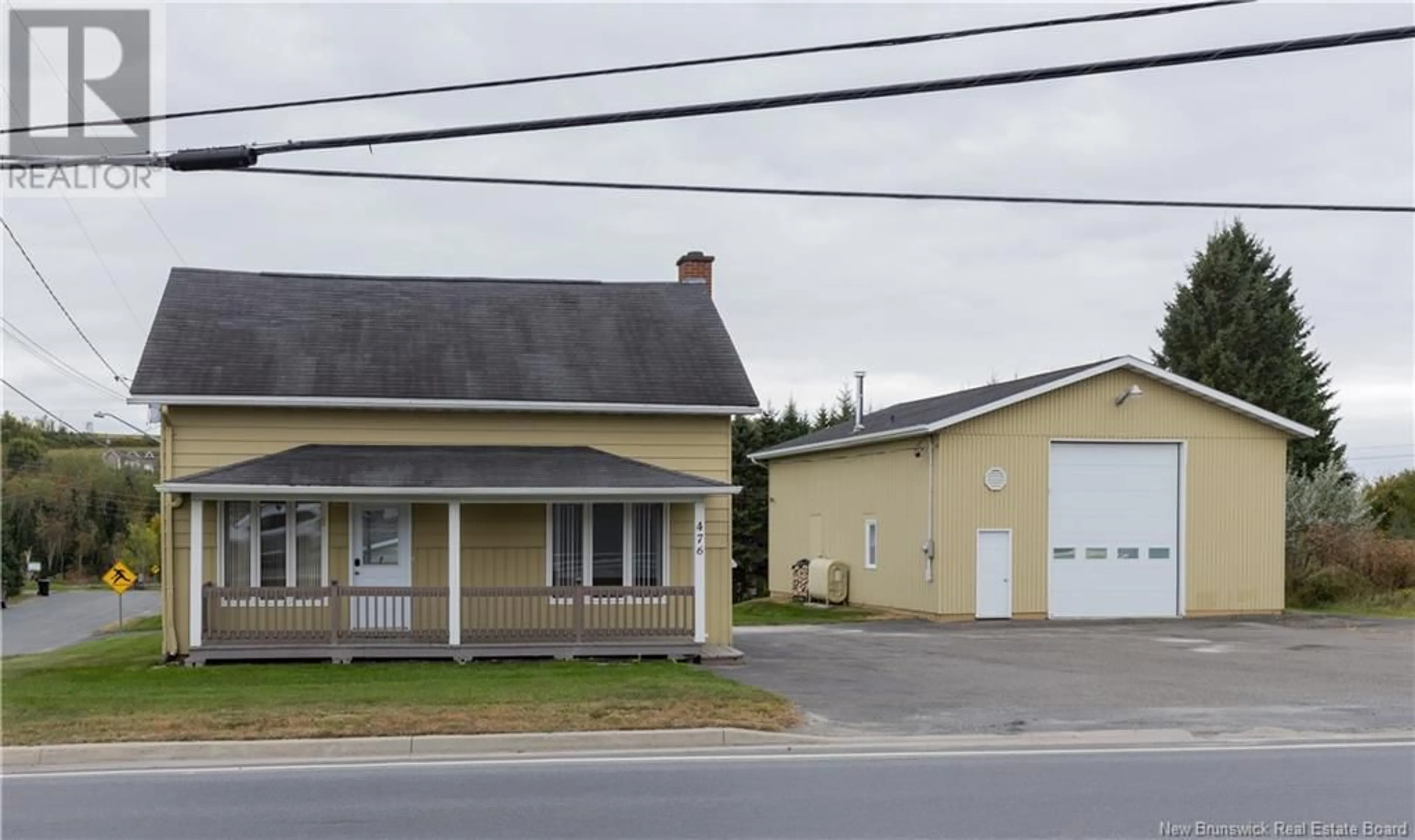 Frontside or backside of a home, the front or back of building for 476 Tobique Road, Grand-Sault/Grand Falls New Brunswick E3Y1B1