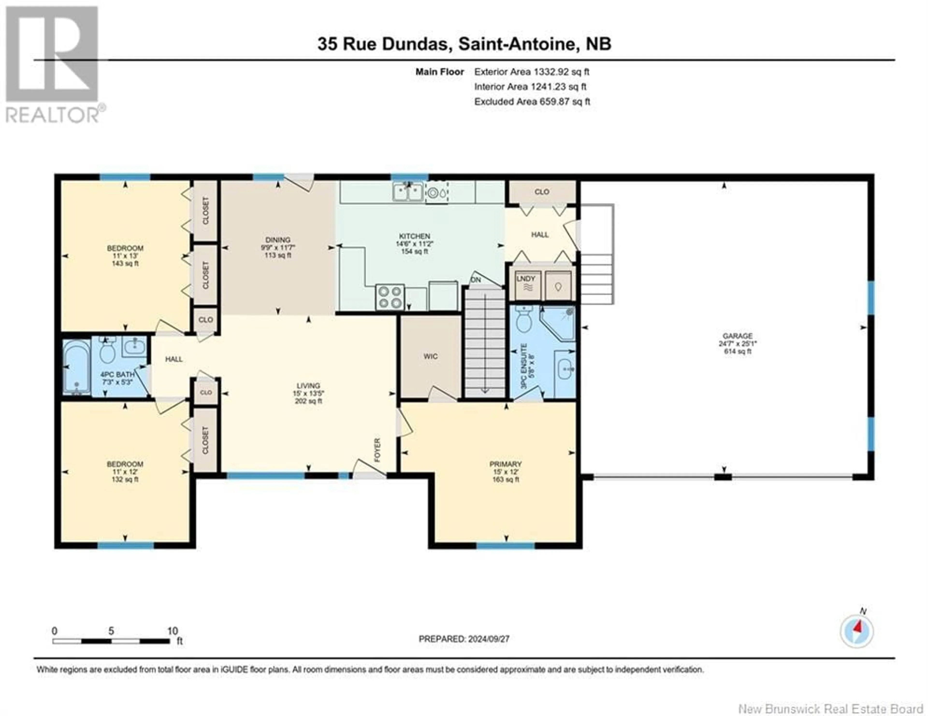 Floor plan for 35 Dundas Avenue, Champ Dore New Brunswick E4V1N7