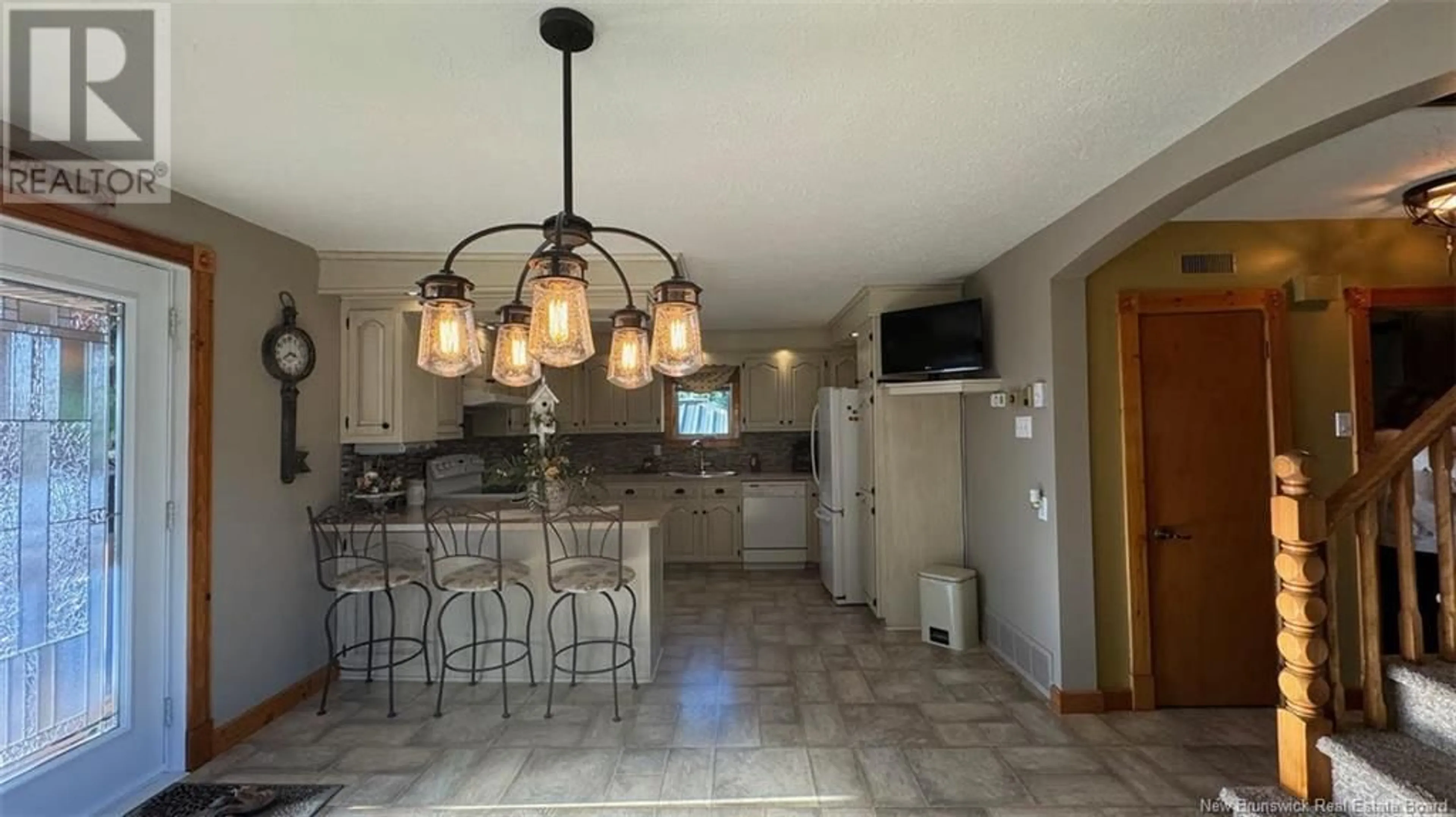 Open concept kitchen for 98 Principal, Green River New Brunswick E7C2T8