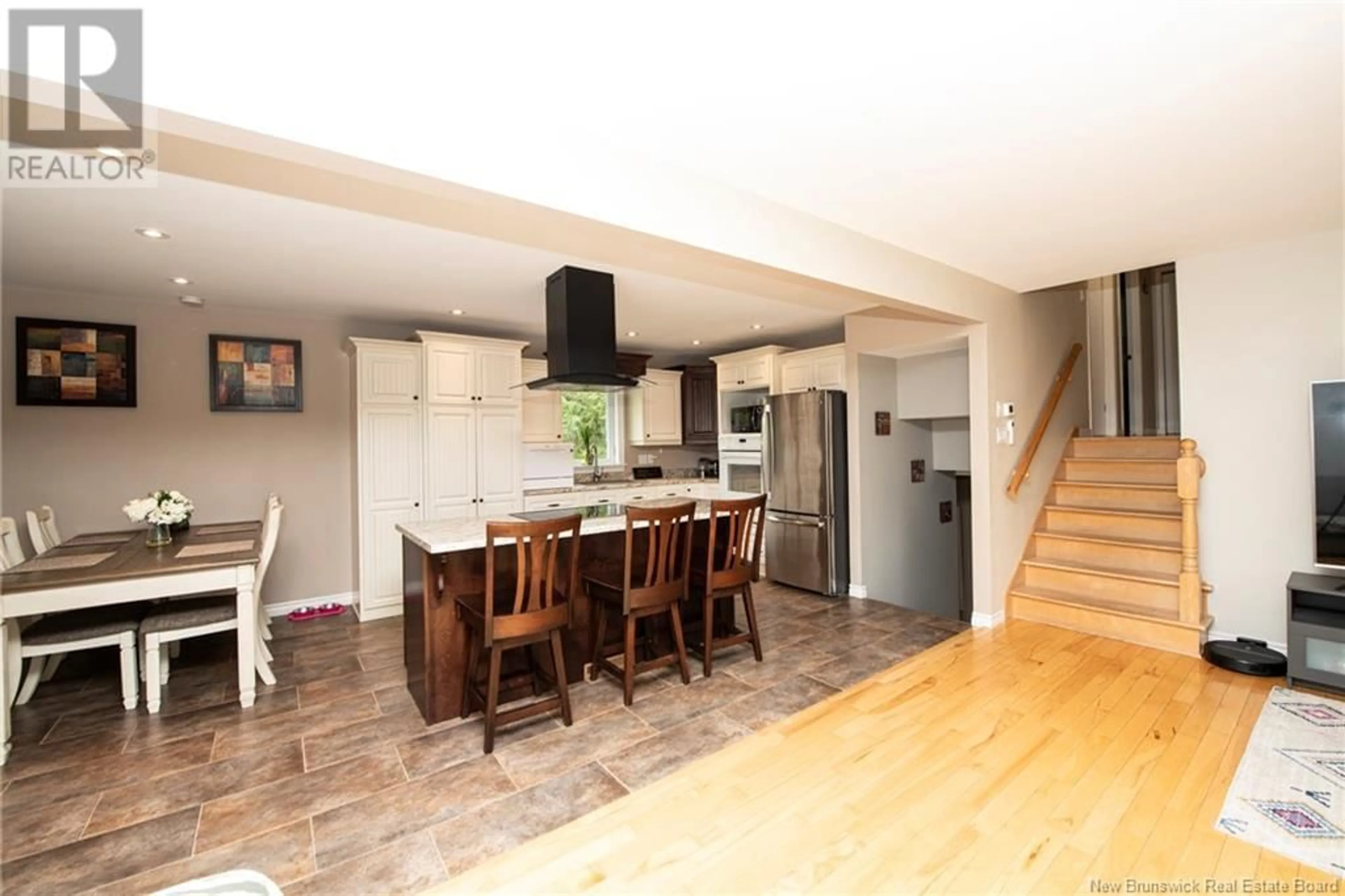 Open concept kitchen for 19 & 9 Perry Lane, Upper Coverdale New Brunswick E1J2G2