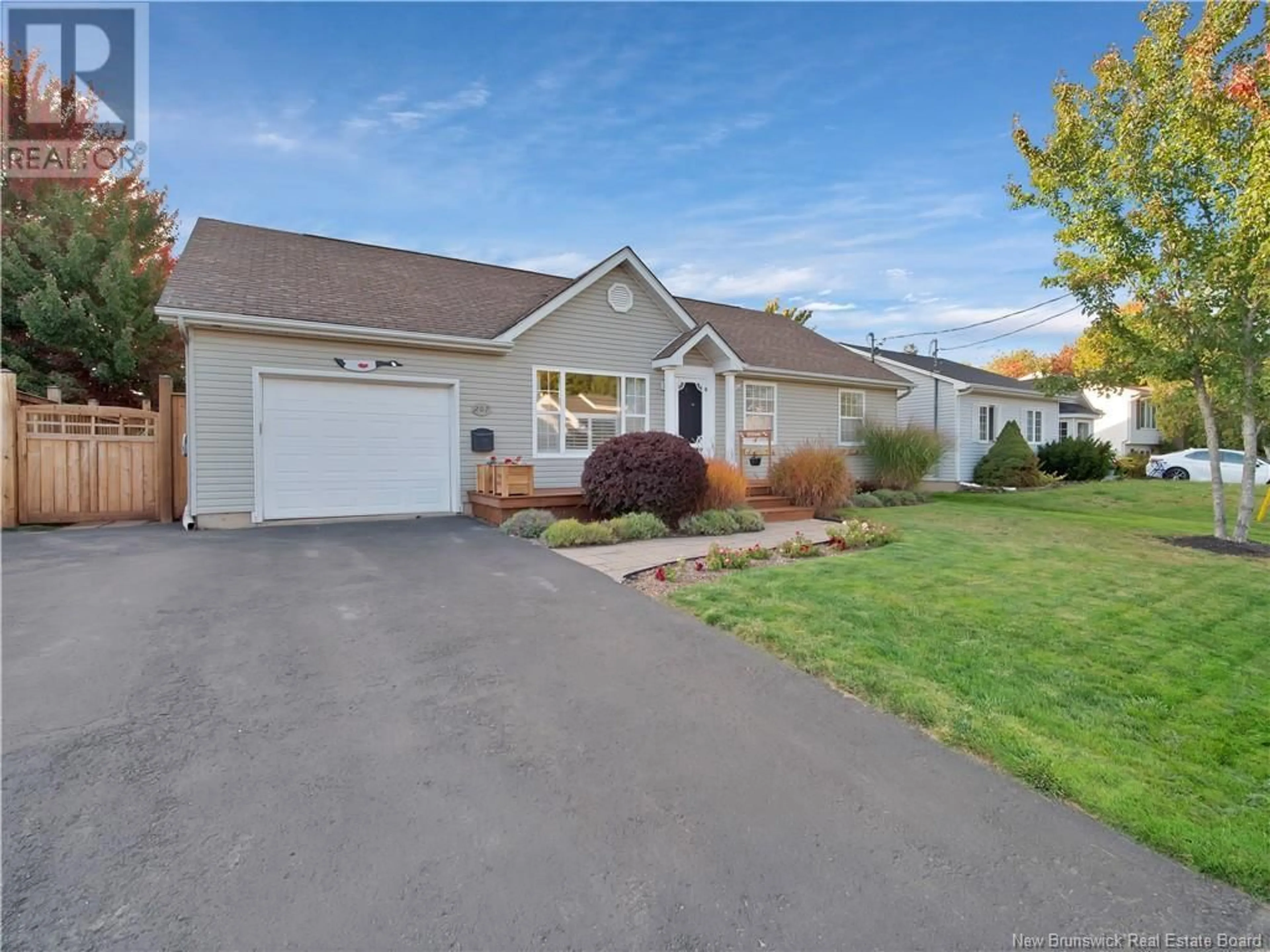 Frontside or backside of a home, the street view for 207 Maplehurst Drive, Moncton New Brunswick E1G2G9