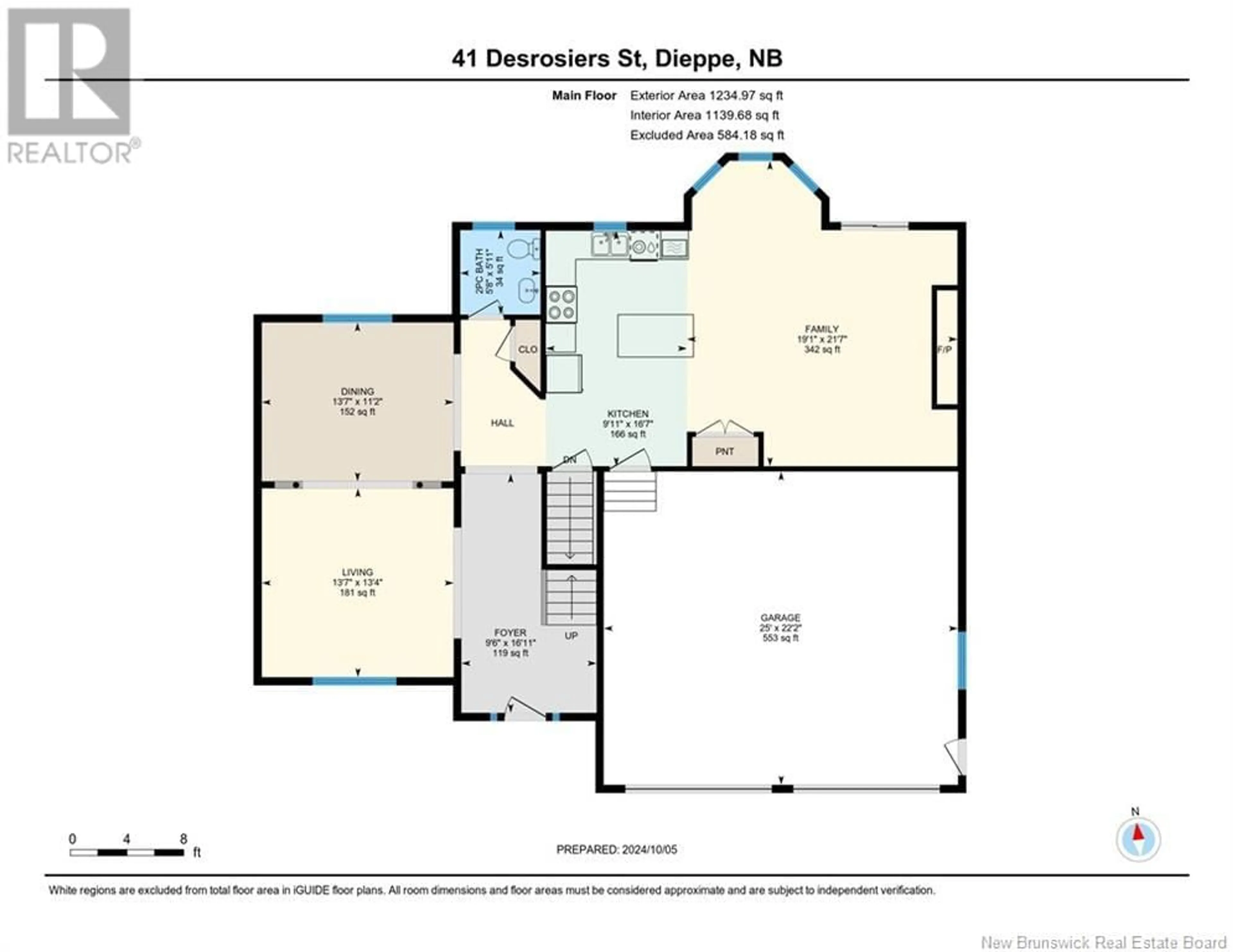 Floor plan for 41 Desrosiers Street, Dieppe New Brunswick E1A7W5