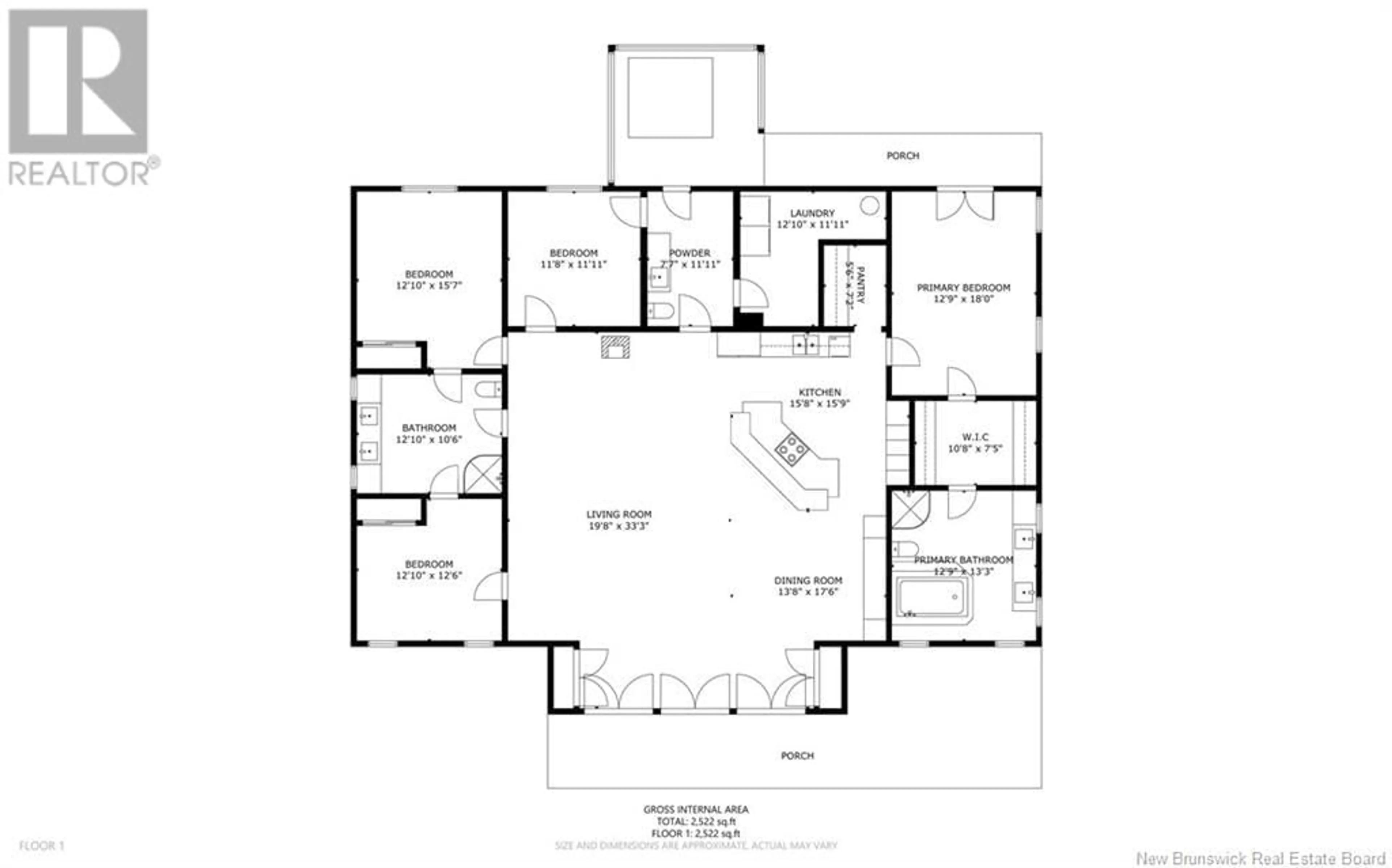 Floor plan for 223 Mactaquac Heights Road, Keswick Ridge New Brunswick E6L1P3