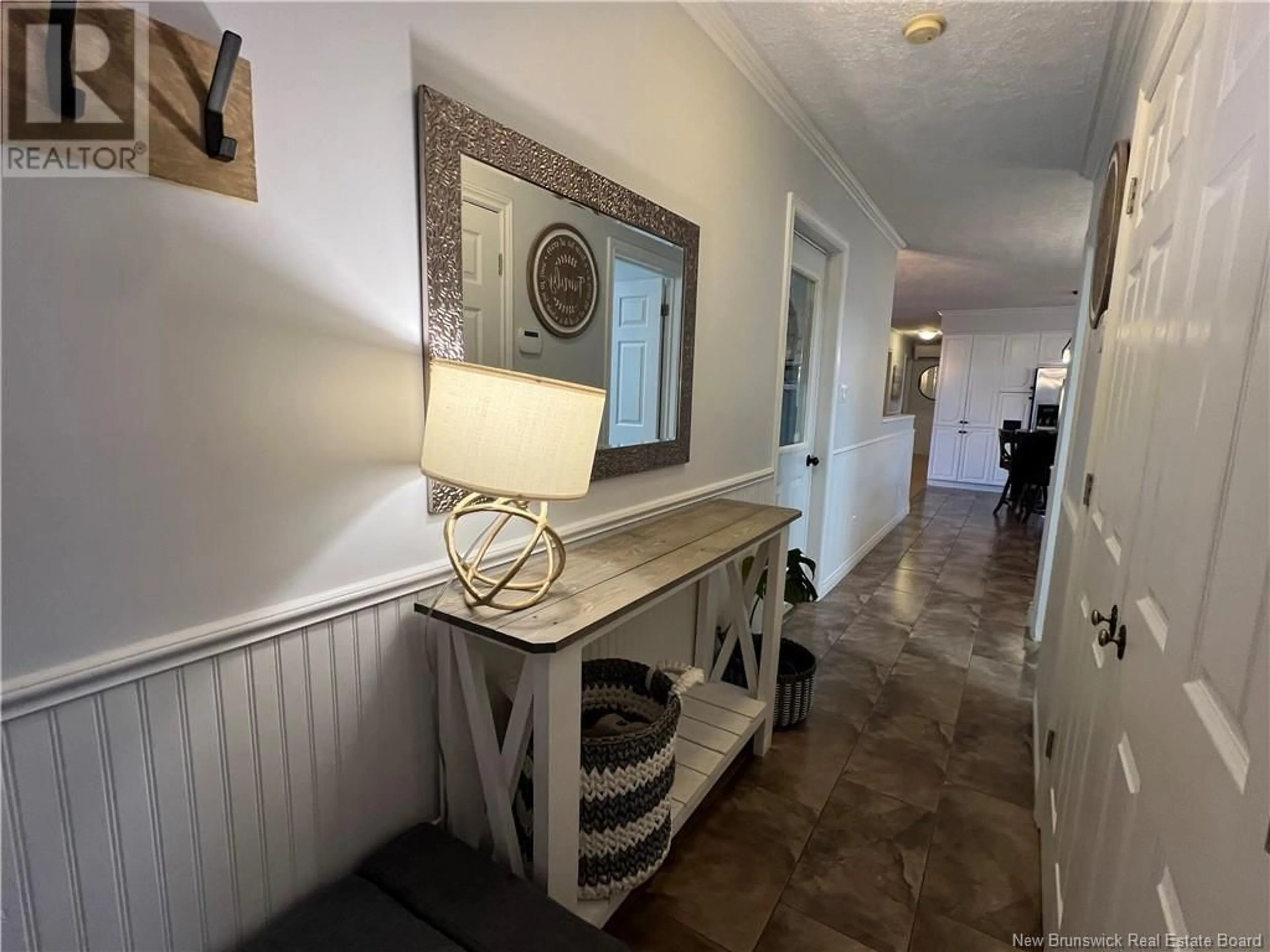 Indoor foyer, wood floors for 5 Richard Road, Drummond New Brunswick E3Y2E7