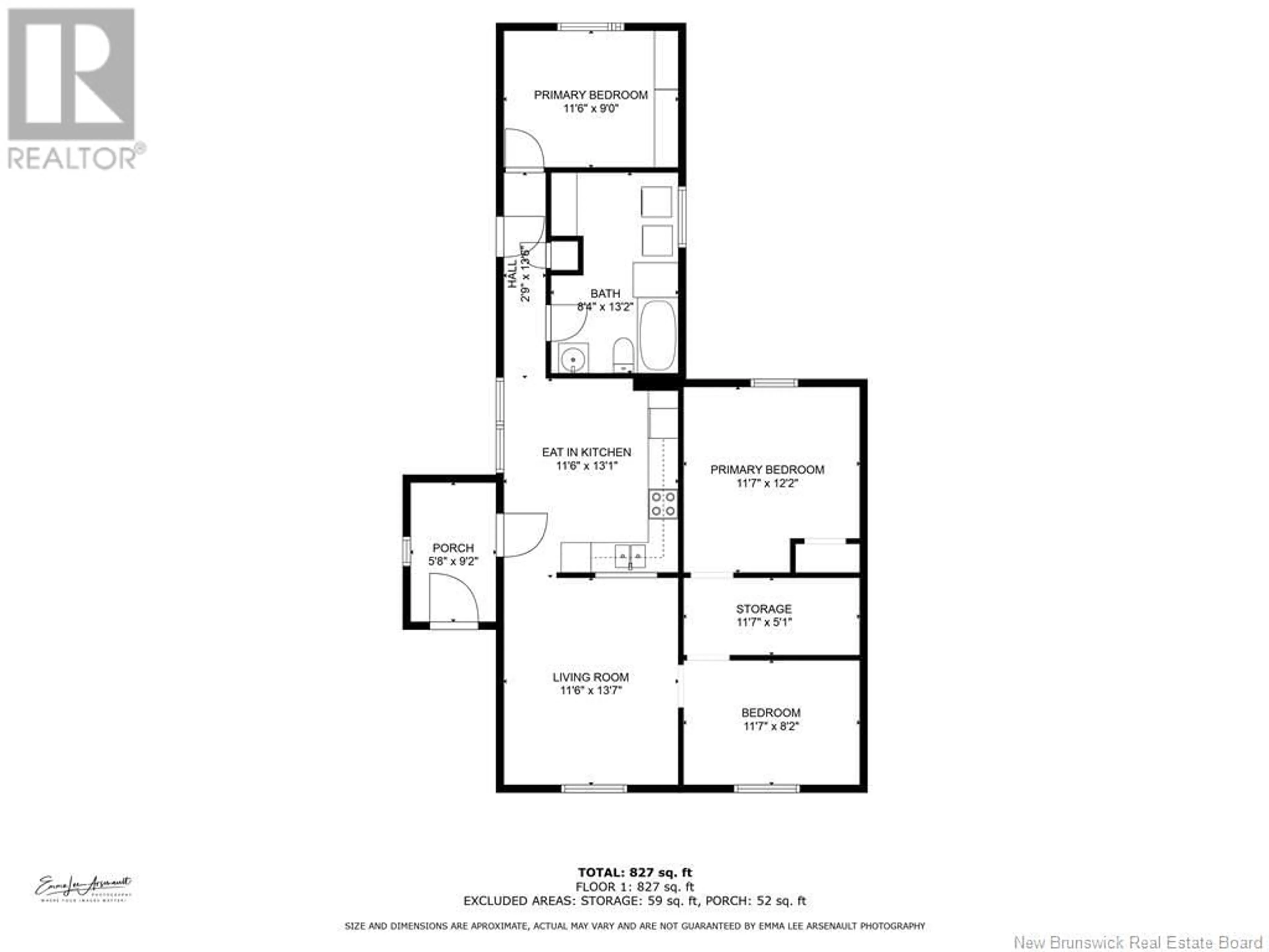 Floor plan for 149 Chemin Pirogue, Bedec New Brunswick E4W1J6