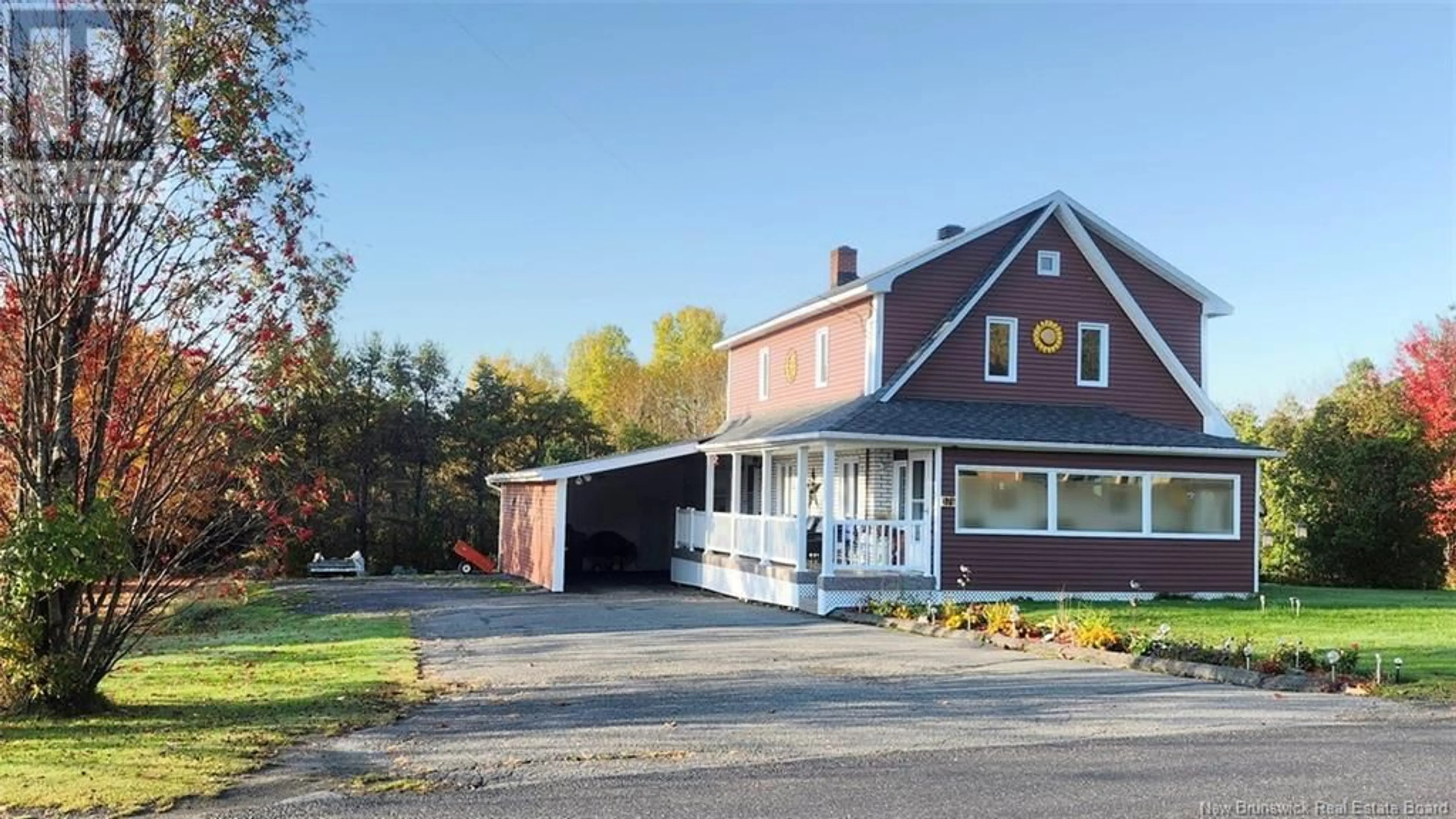 Frontside or backside of a home, the front or back of building for 376 Riceville Road, St-Hilaire New Brunswick E3V4S9