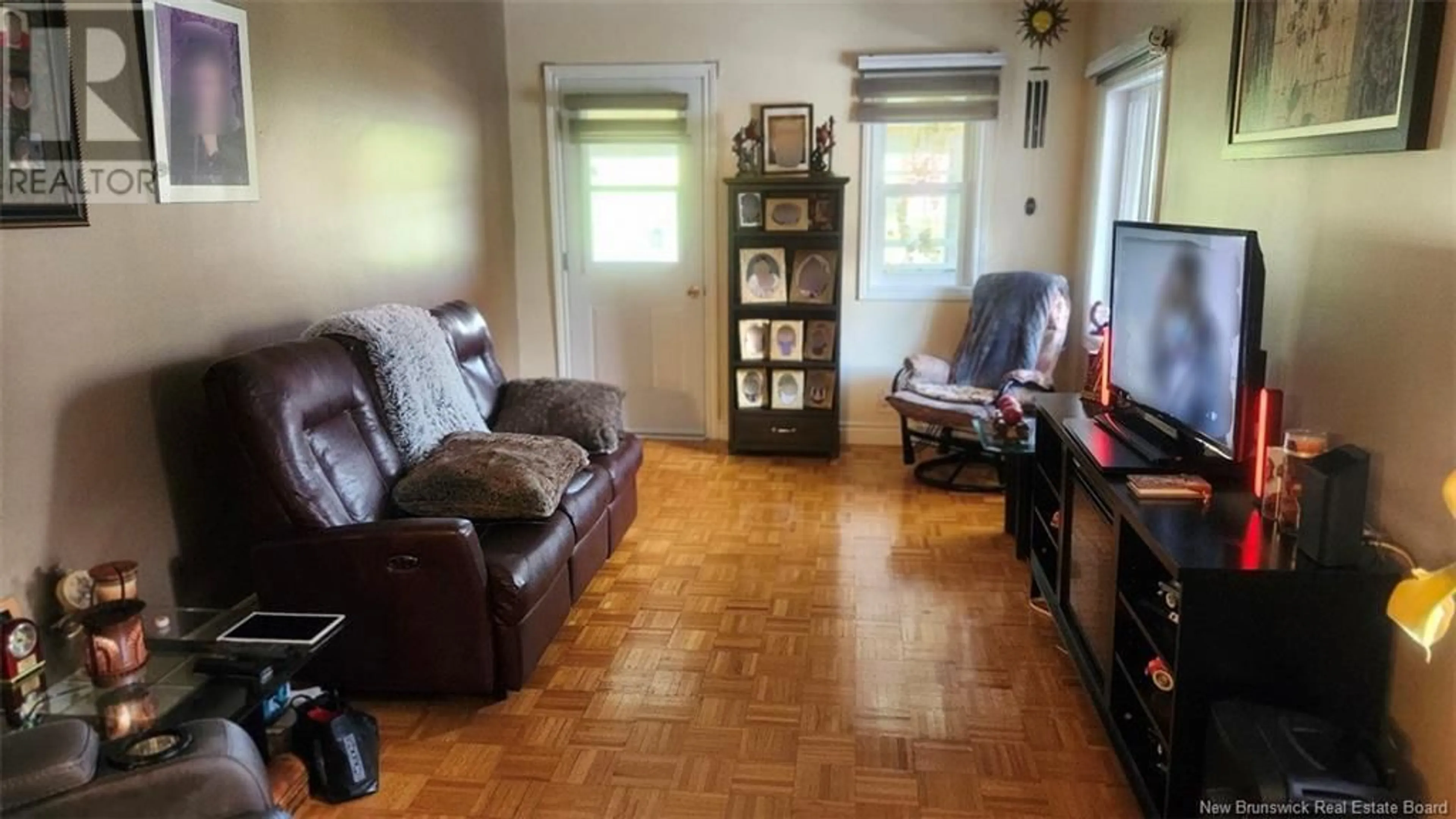 Living room, wood floors for 376 Riceville Road, St-Hilaire New Brunswick E3V4S9