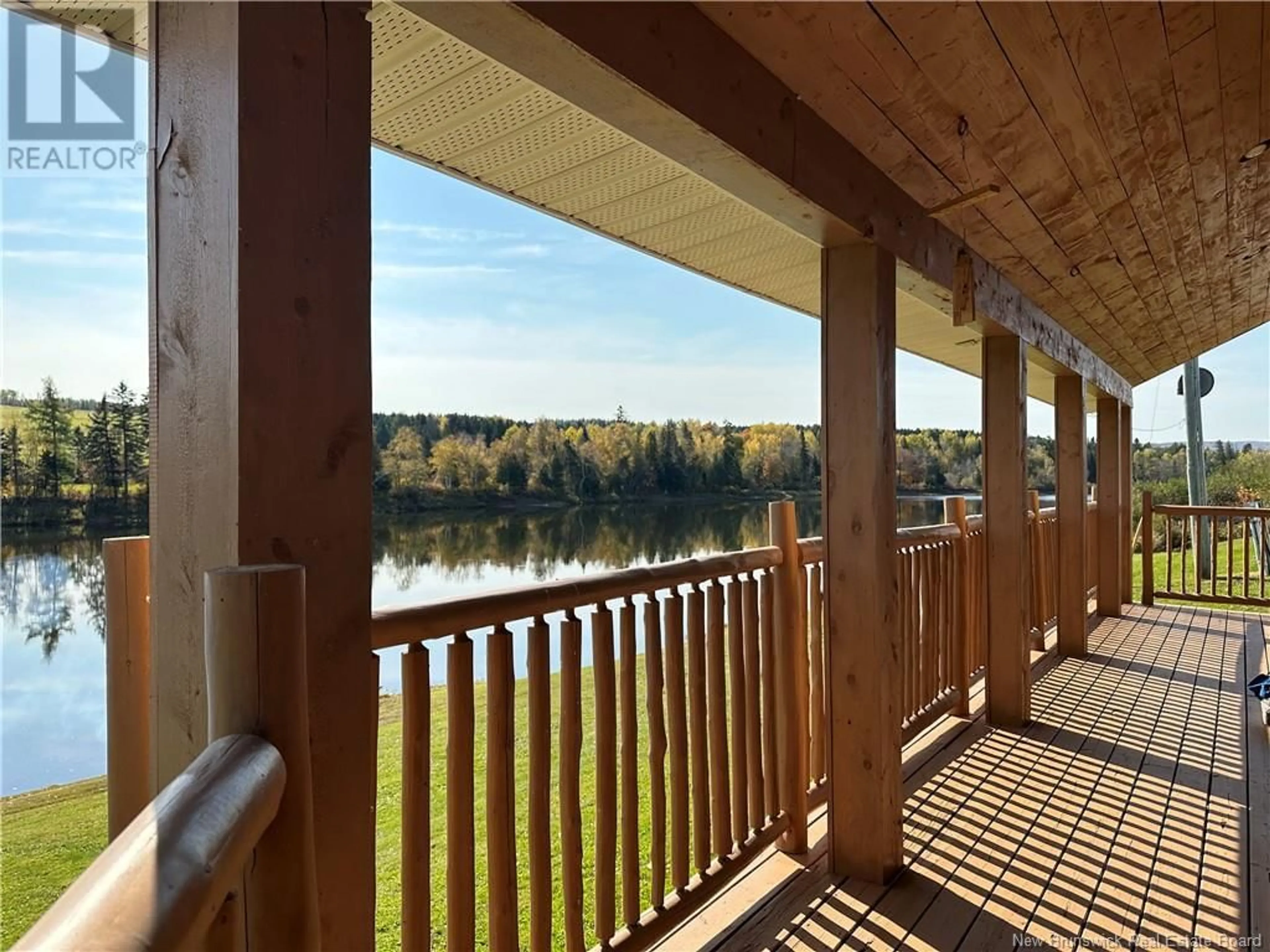 Patio, the view of lake or river for 1834 Rte 390, Arthurette New Brunswick E7H4B3