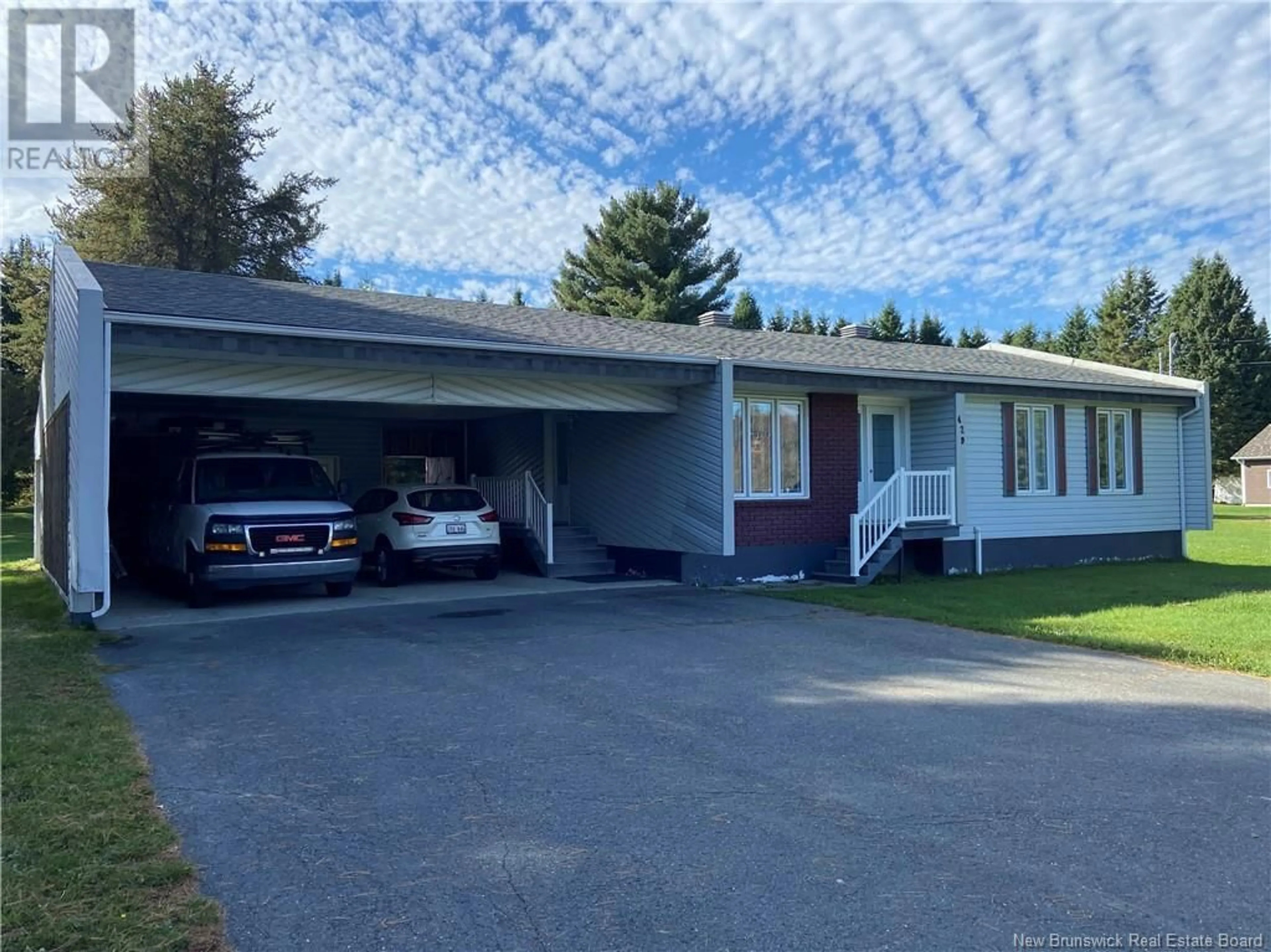 Frontside or backside of a home, the street view for 429 Principale Street, Clair New Brunswick E7A2G6