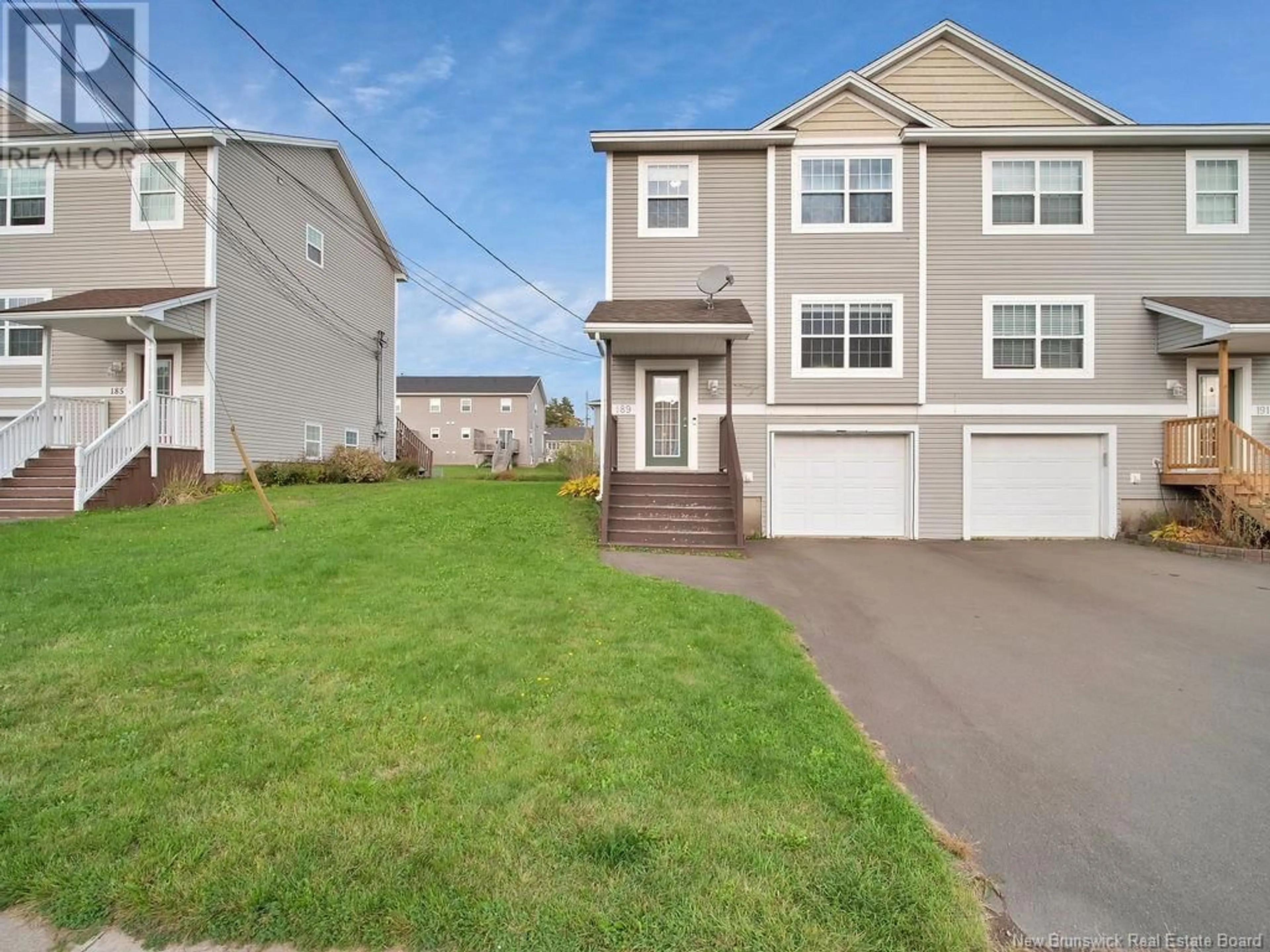 Frontside or backside of a home, the street view for 189 Penrose St, Moncton New Brunswick E1E4W7