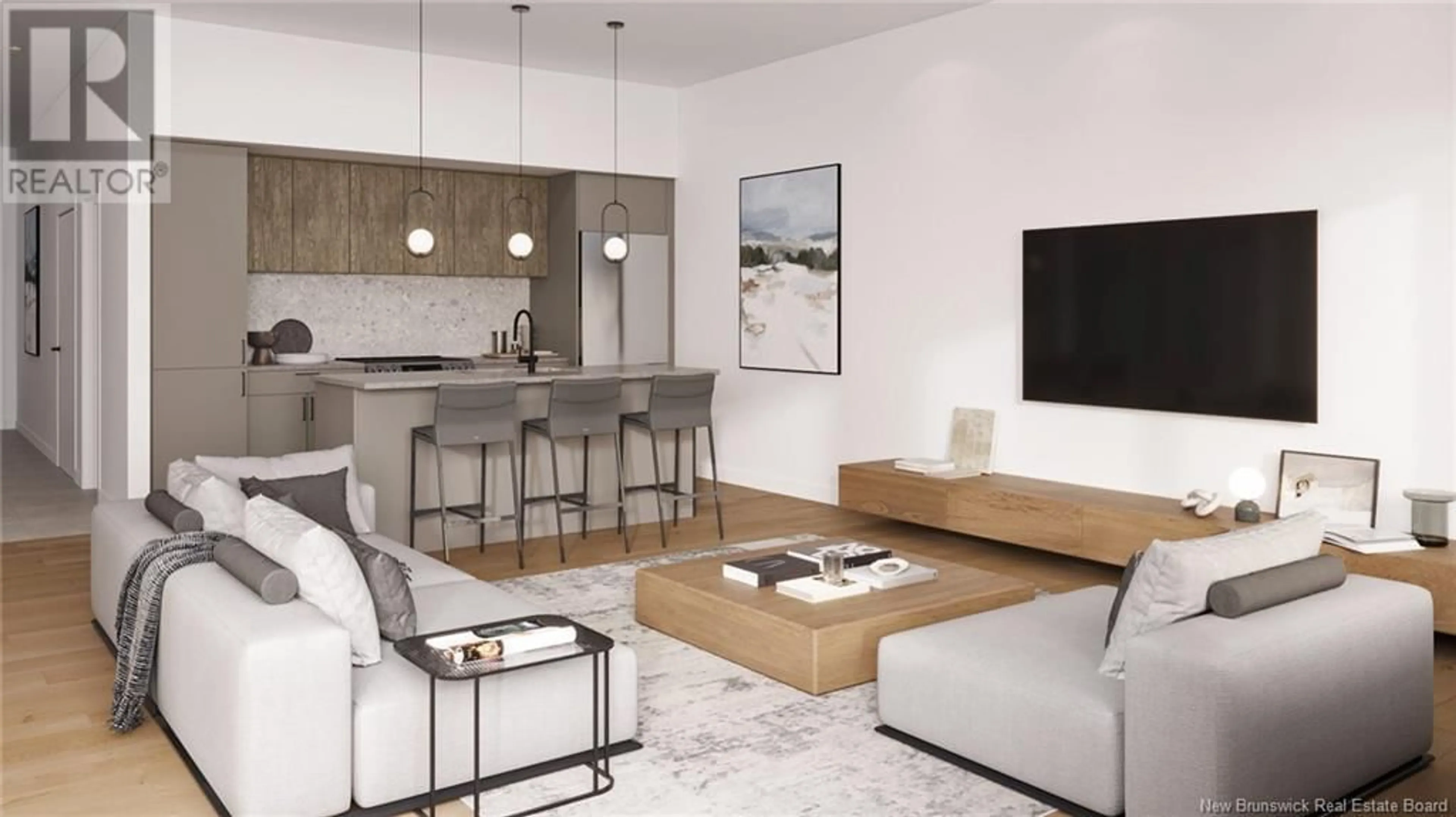 Living room with furniture, unknown for 210 DICKEY BOULEVARD, Riverview New Brunswick E1B4X2
