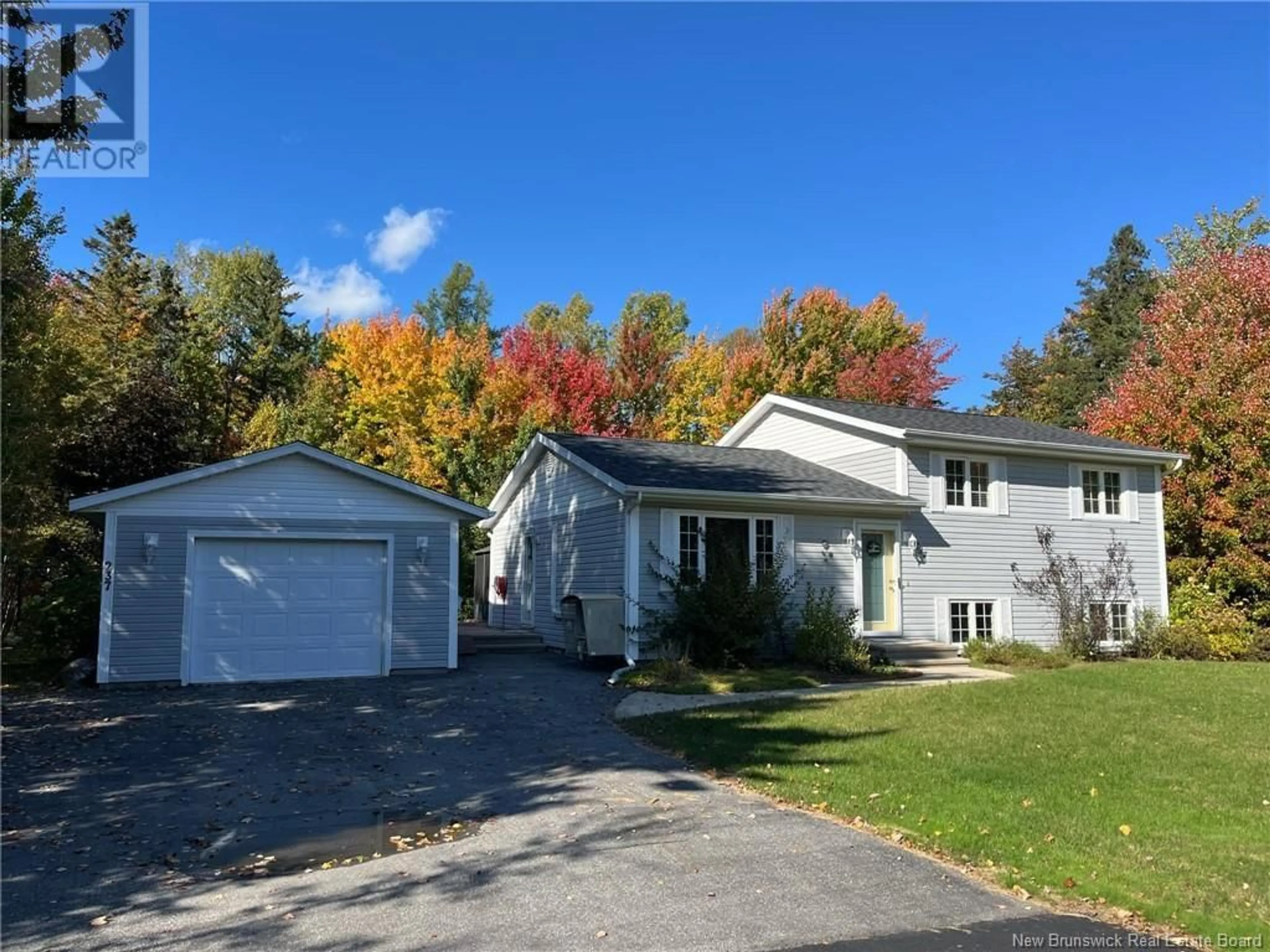 Frontside or backside of a home, the street view for 237 Jacqueline Drive, Miramichi New Brunswick E1N3Z2