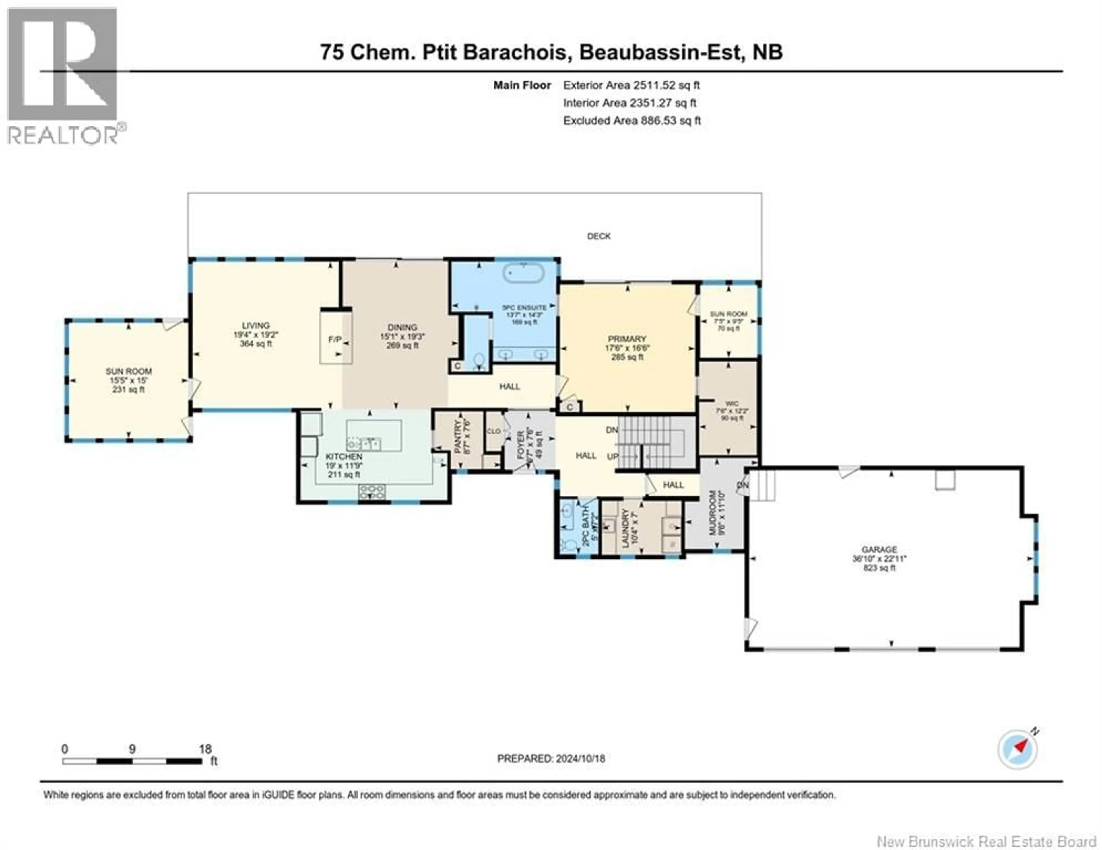 Floor plan for 75 P'TIT BARACHOIS ROAD, Grand-Barachois New Brunswick E4P7Y2