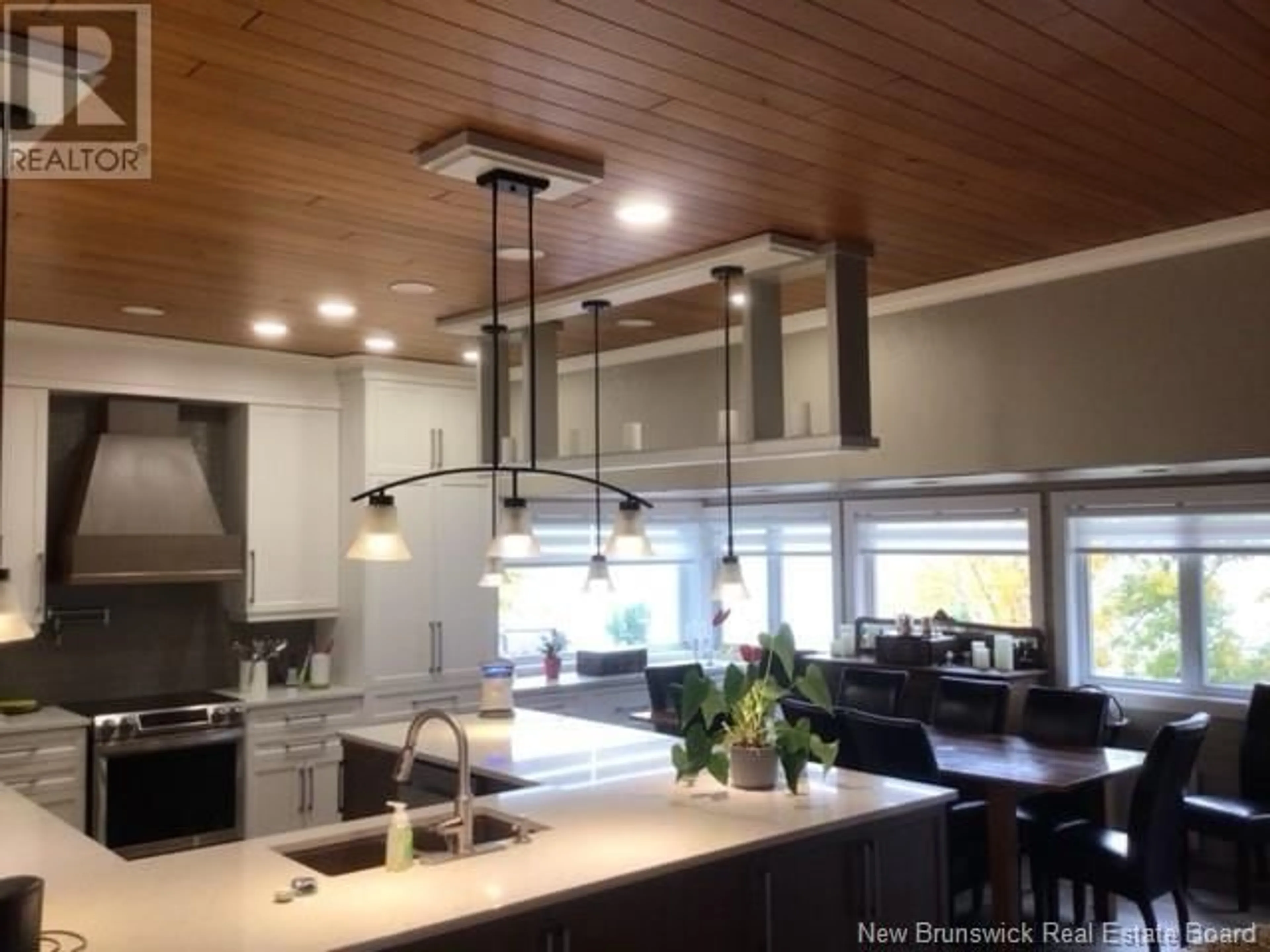 Contemporary kitchen, wood floors for 3 Sandy Road, Mcleods New Brunswick E3N5W8