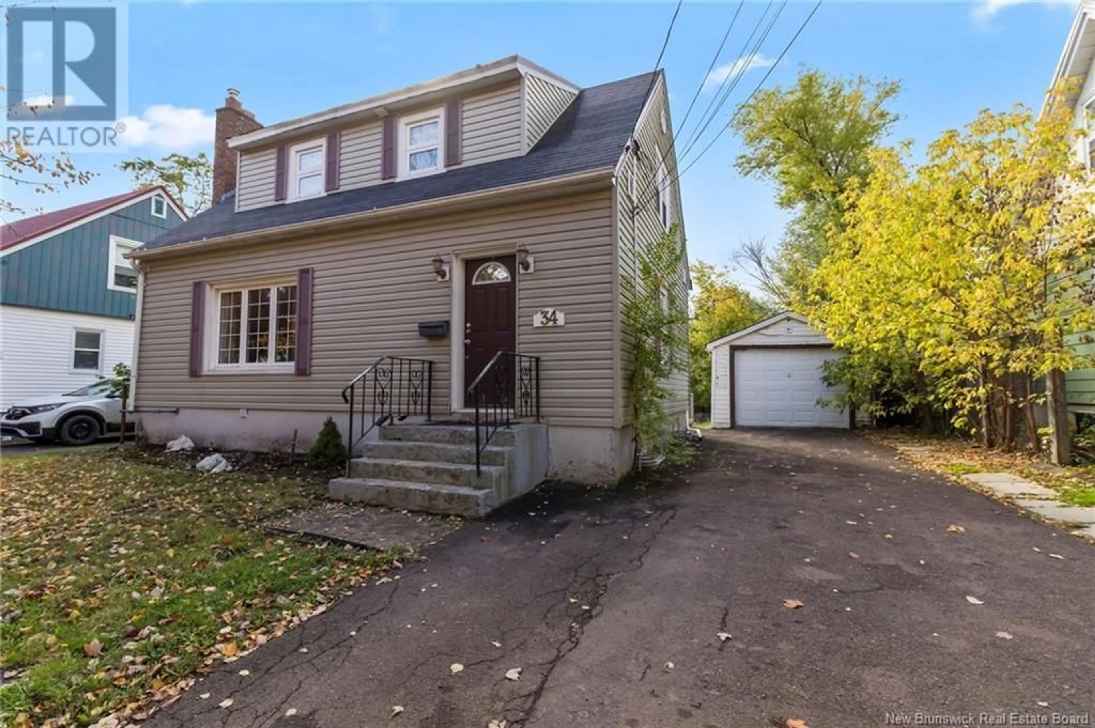 Frontside or backside of a home, cottage for 34 Walsh Street, Moncton New Brunswick E1C6W7