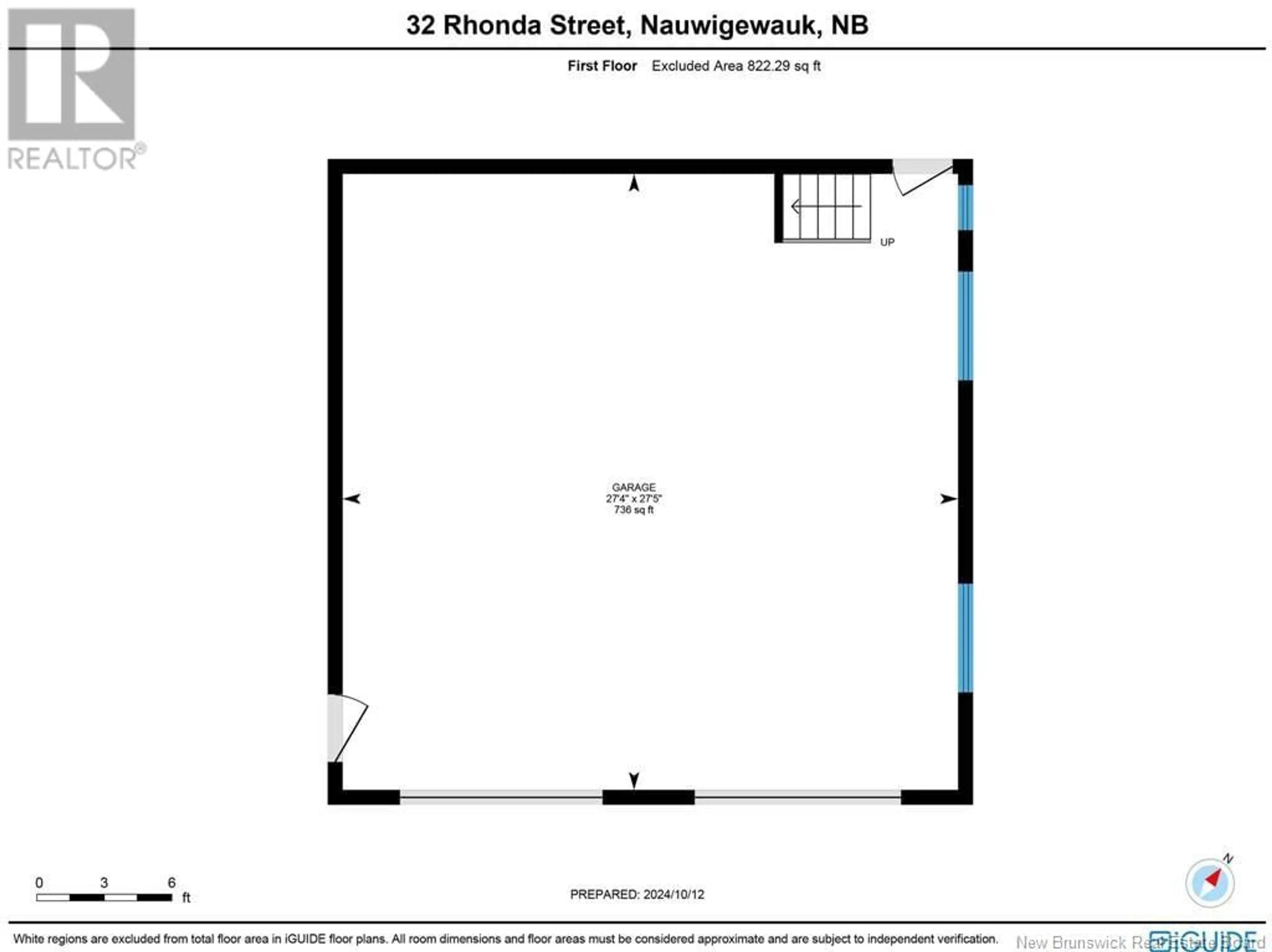 Floor plan for 32 Rhonda Street, Nauwigewauk New Brunswick E5N0N3