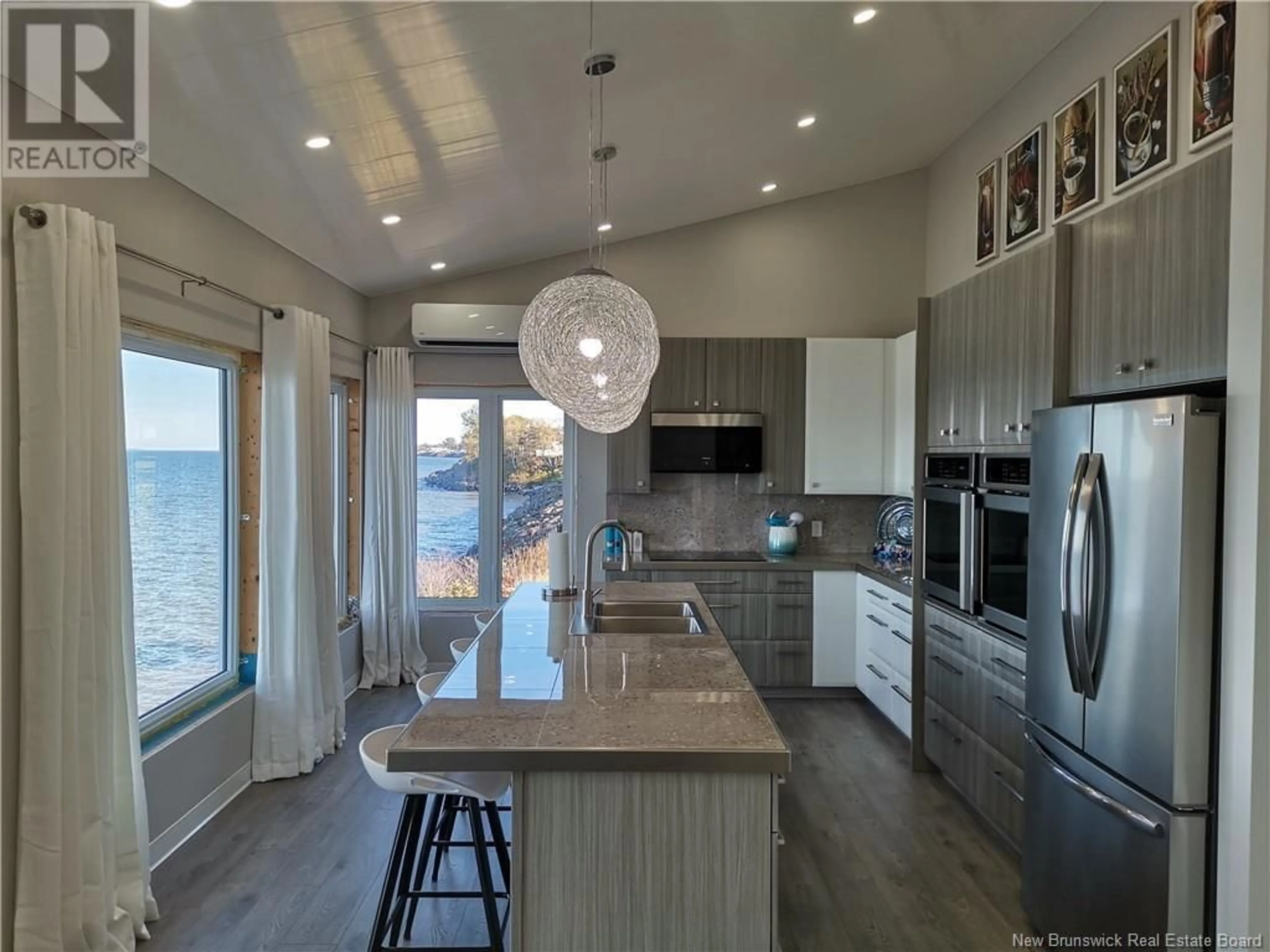 Contemporary kitchen, wood floors for 183 Chaleur Street, Charlo New Brunswick E8E2B7