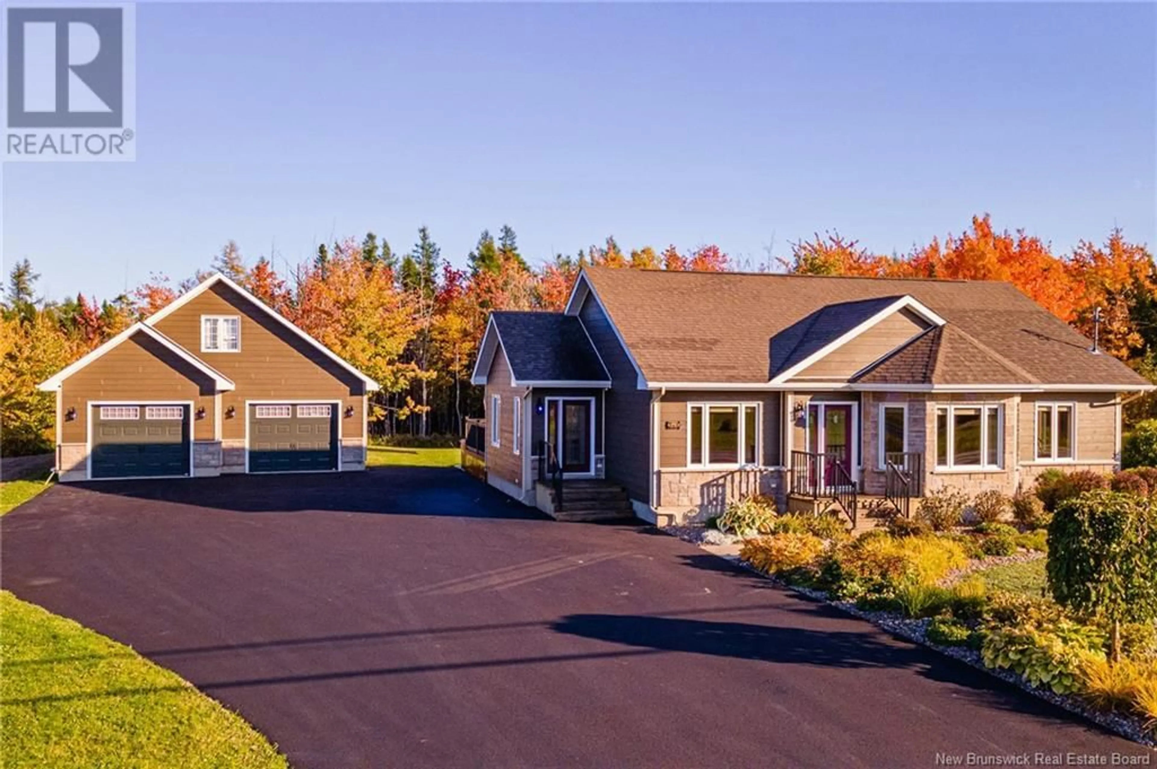 A pic from outside/outdoor area/front of a property/back of a property/a pic from drone, street for 9062 ROUTE 150, Losier Settlement New Brunswick E1X3C1