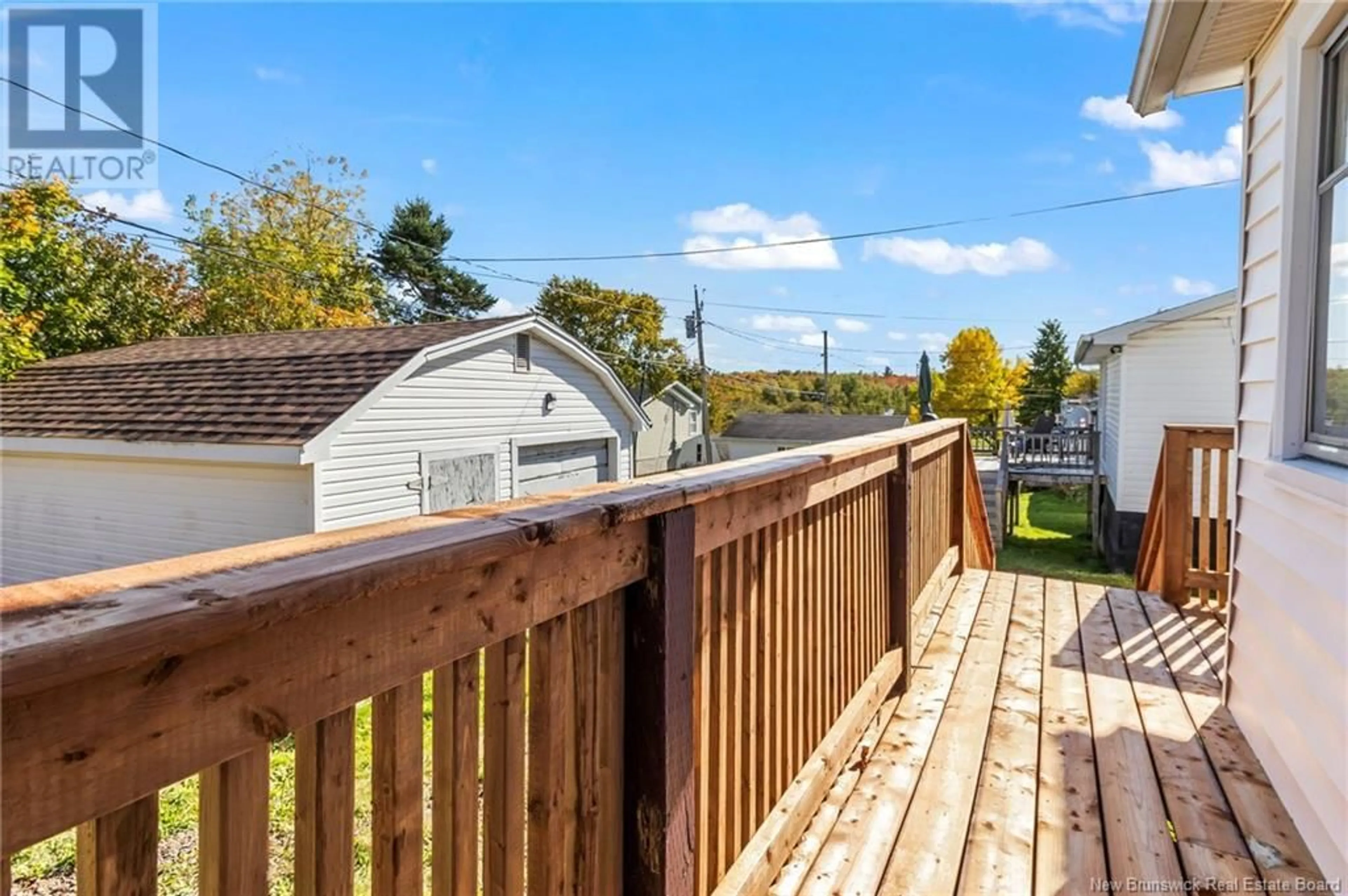 Patio, the fenced backyard for 30 Appleton, Dieppe New Brunswick E1A2H3