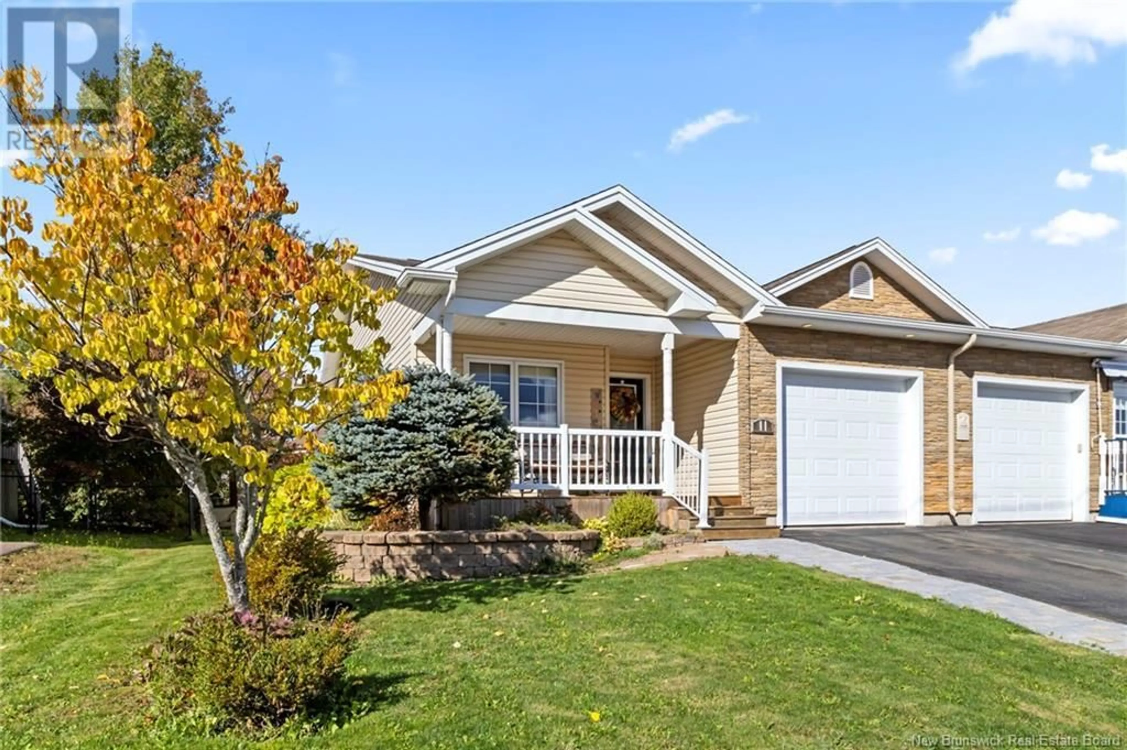 Home with vinyl exterior material for 11 Clarendon Drive, Moncton New Brunswick E1G0M8