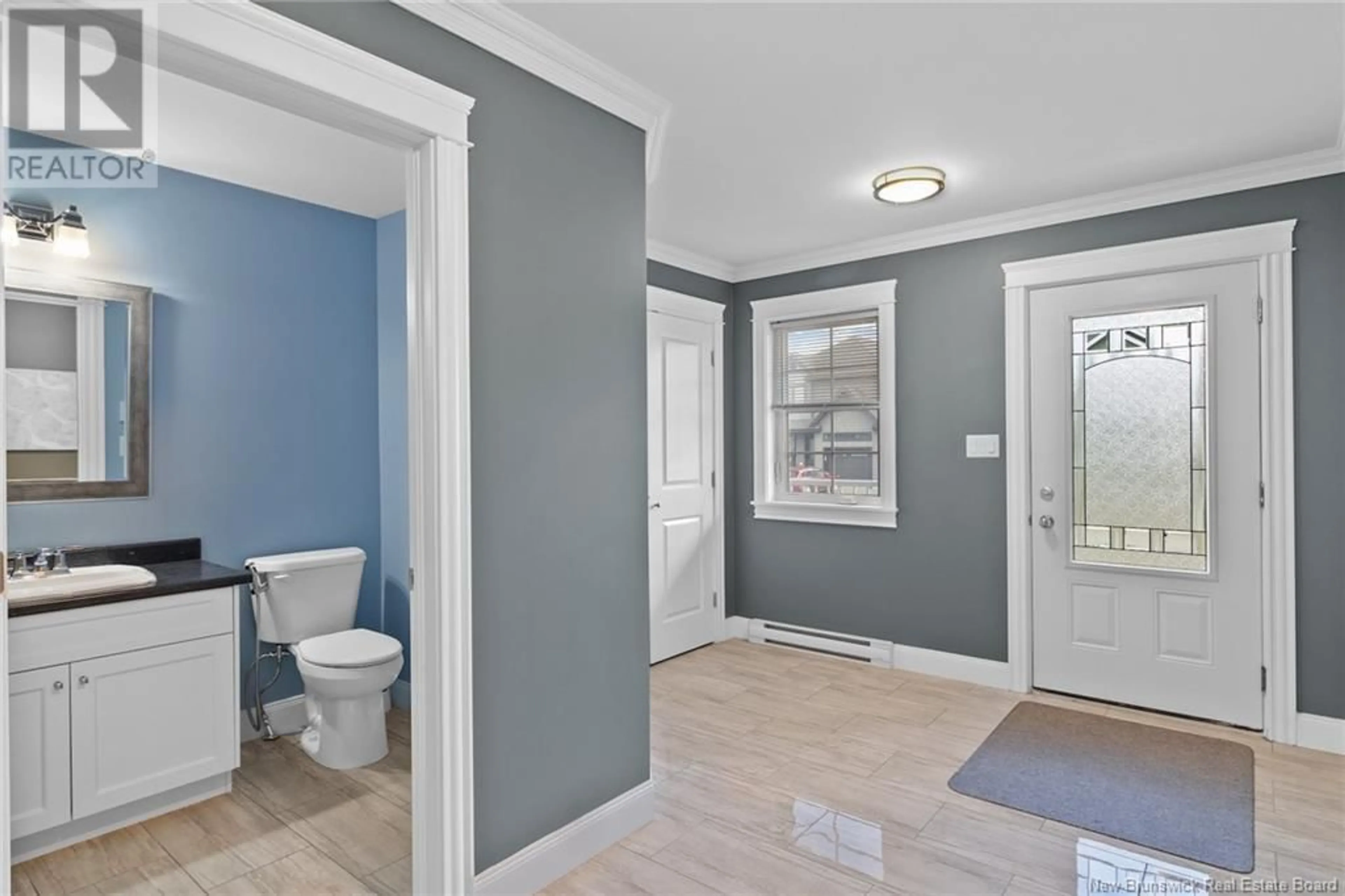 Bathroom, wood floors for 148 Langille Drive, Fredericton New Brunswick E3C0M8