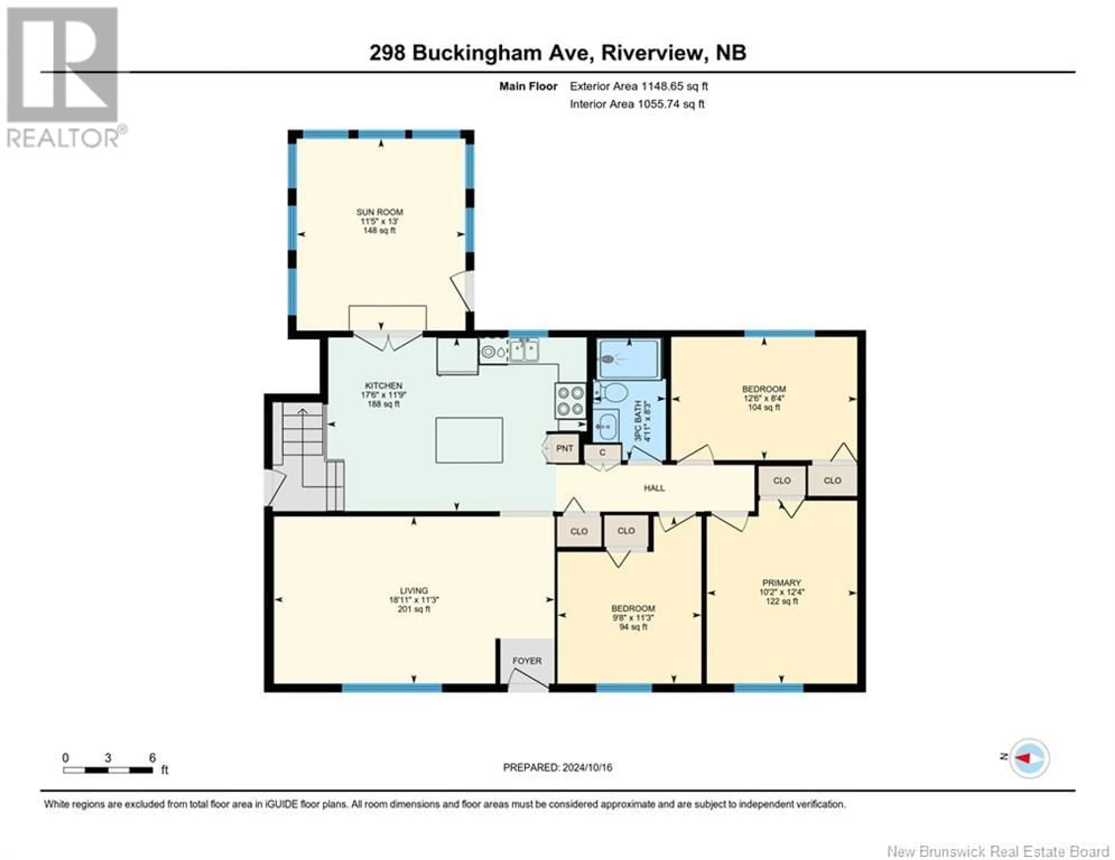 Floor plan for 298 Buckingham Avenue, Riverview New Brunswick E1B2P2