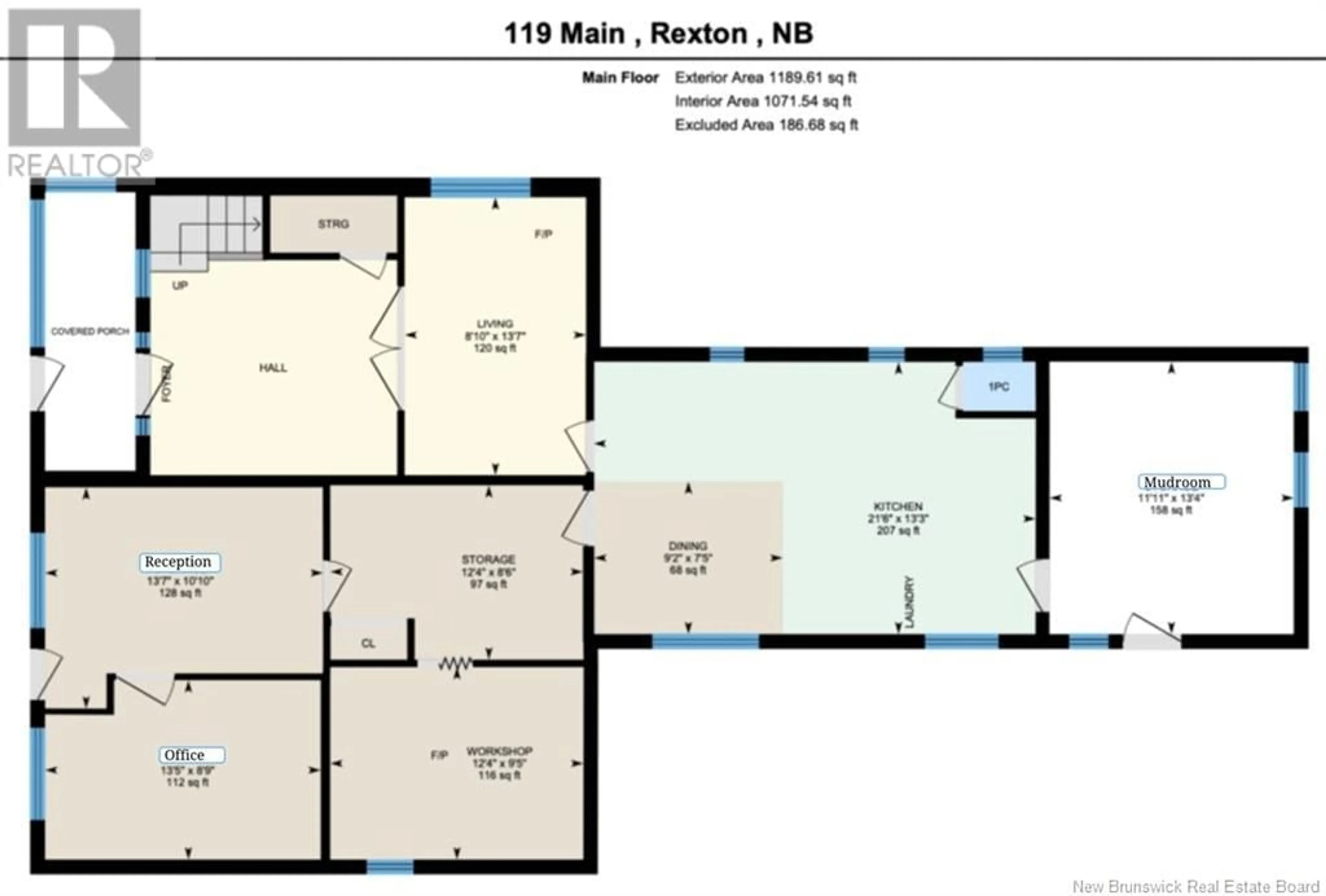 Floor plan for 119 Main Street, Rexton New Brunswick E4W2A3