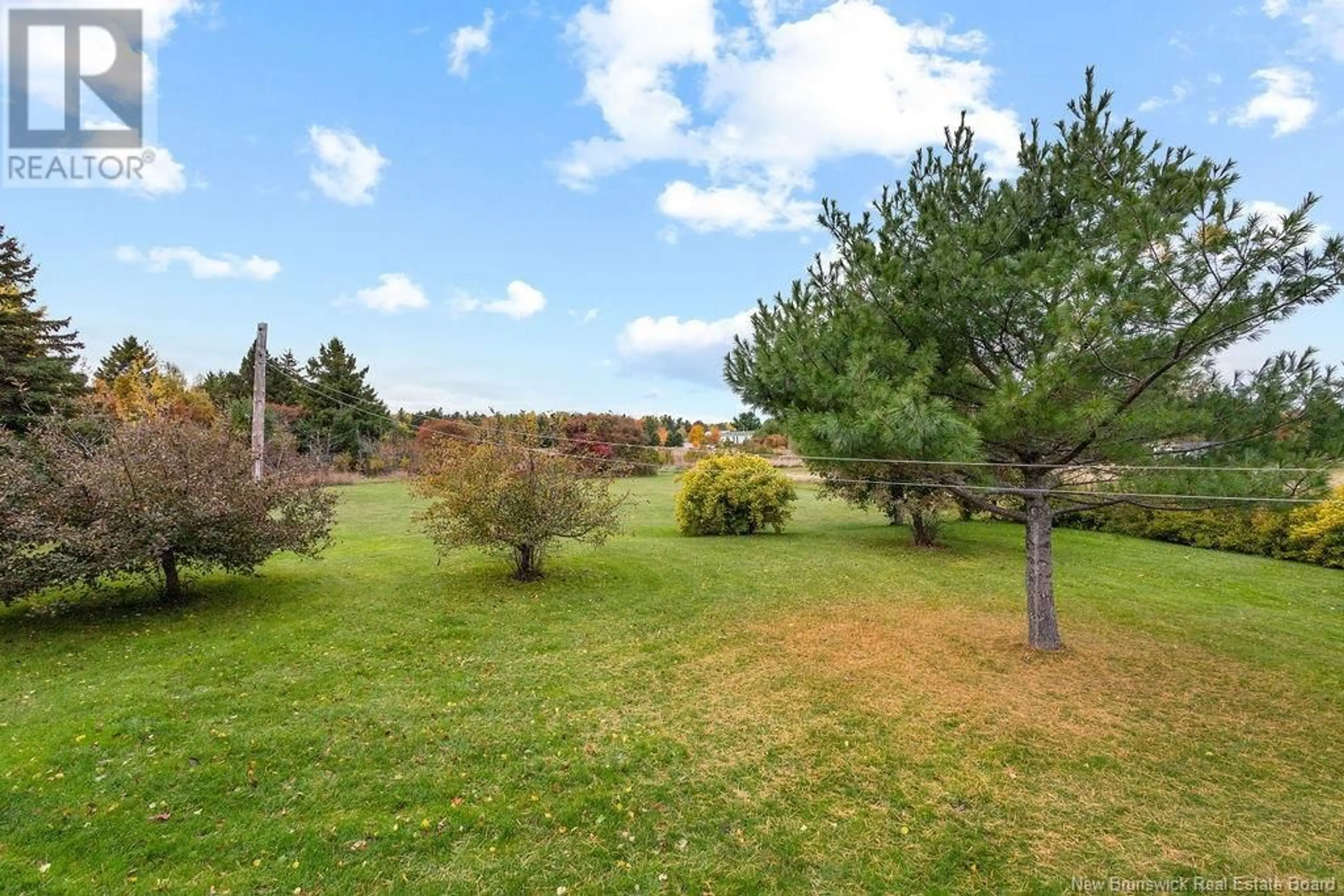 Patio, the fenced backyard for 179 Hardwicke Road, Hardwicke New Brunswick E9A1K4