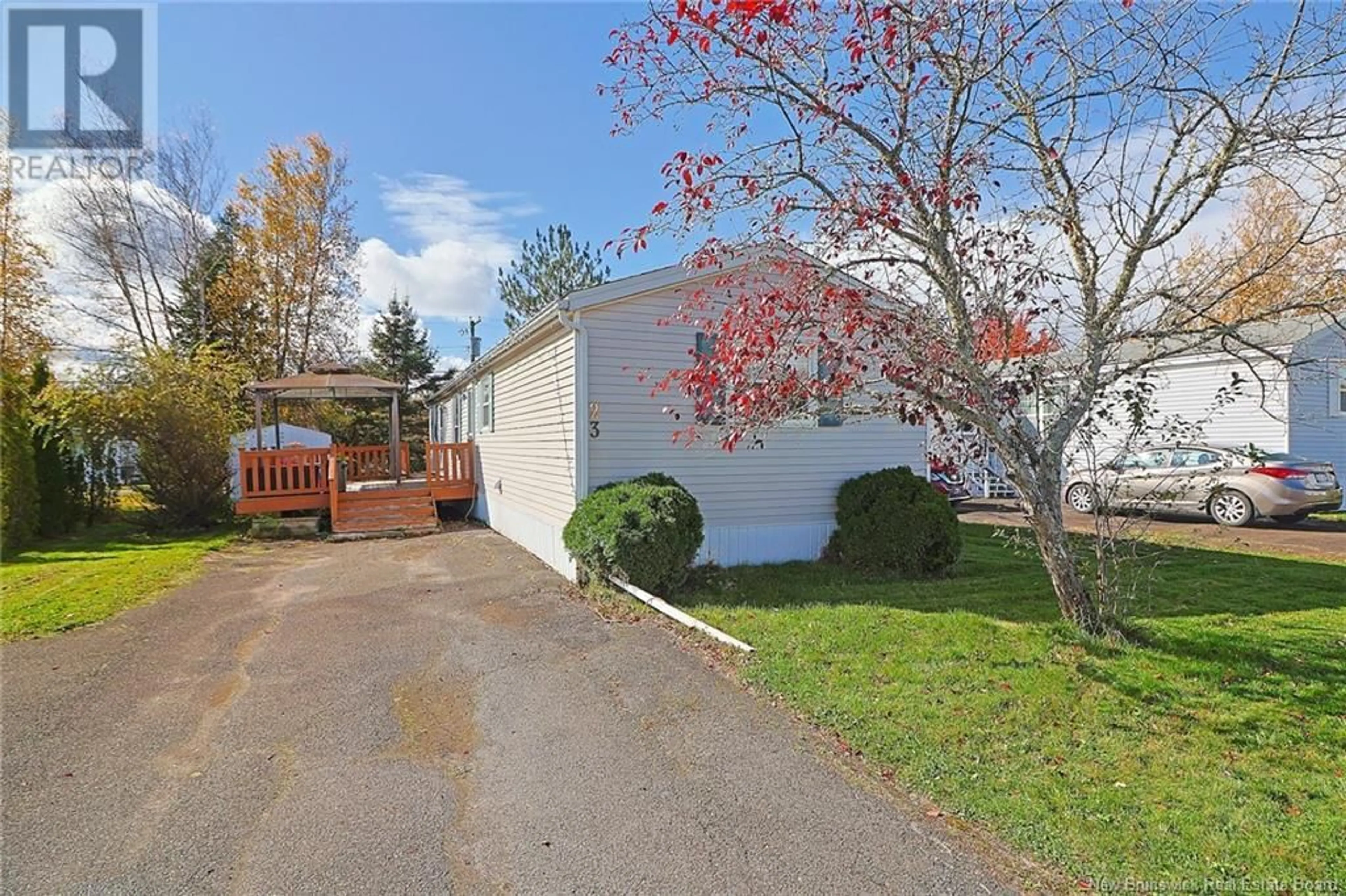 A pic from exterior of the house or condo, cottage for 23 Tyler Street, Lincoln New Brunswick E3B6X4