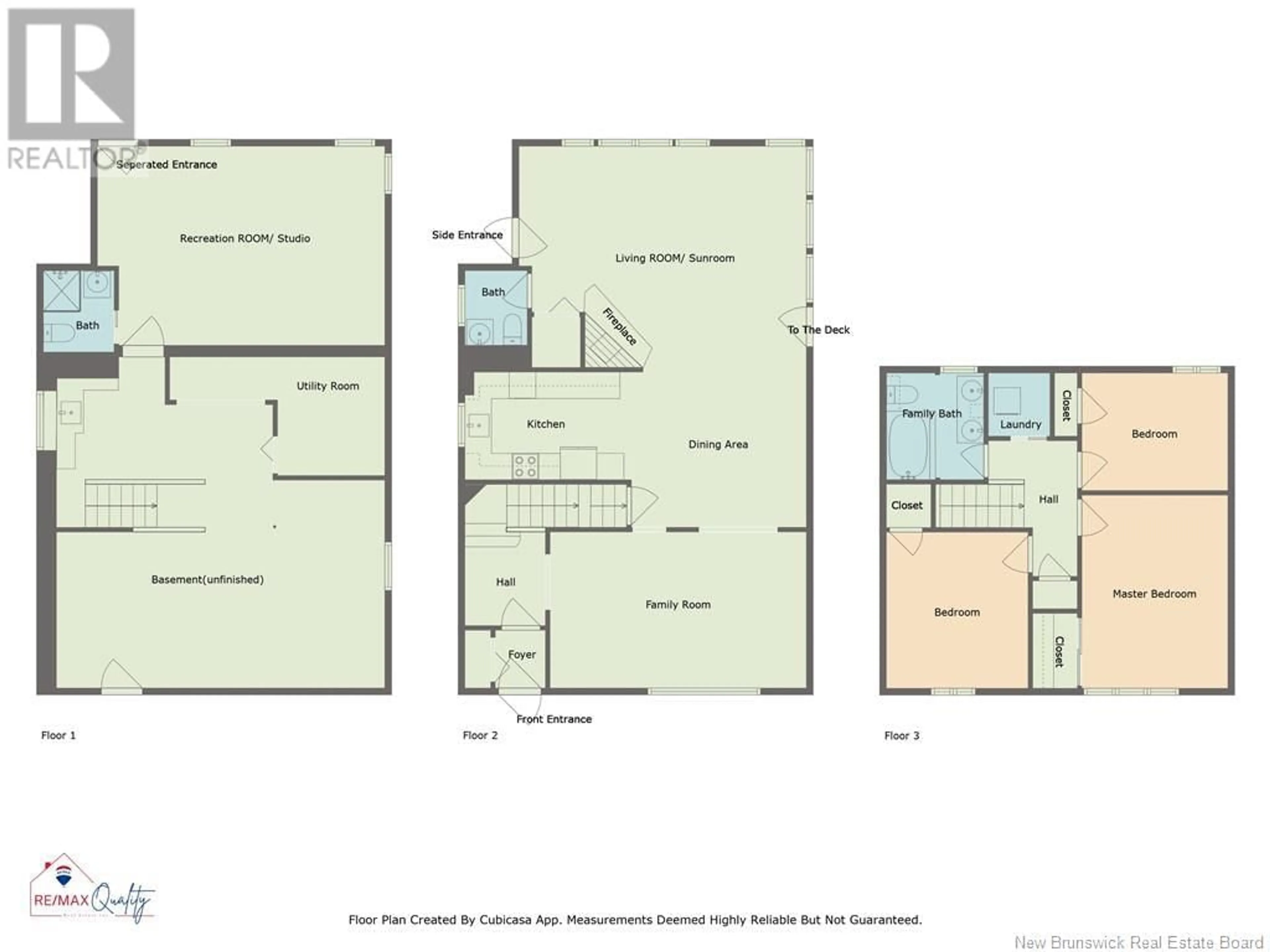 Floor plan for 195 MacBeath Avenue, Moncton New Brunswick E1C6Z9