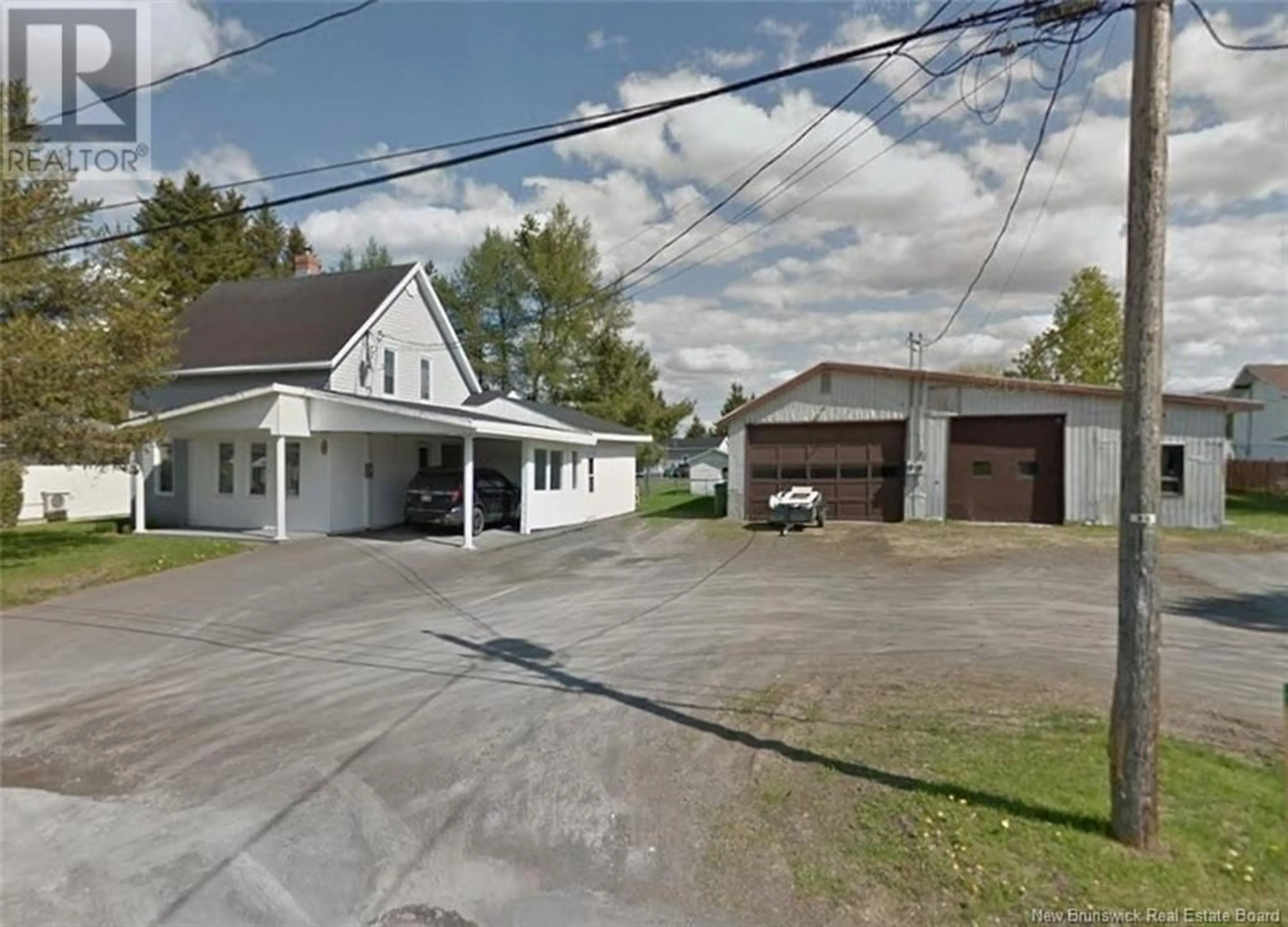 Frontside or backside of a home, the street view for 55 Riviere à la Truite Road, Saint-Jacques New Brunswick E7B1N4