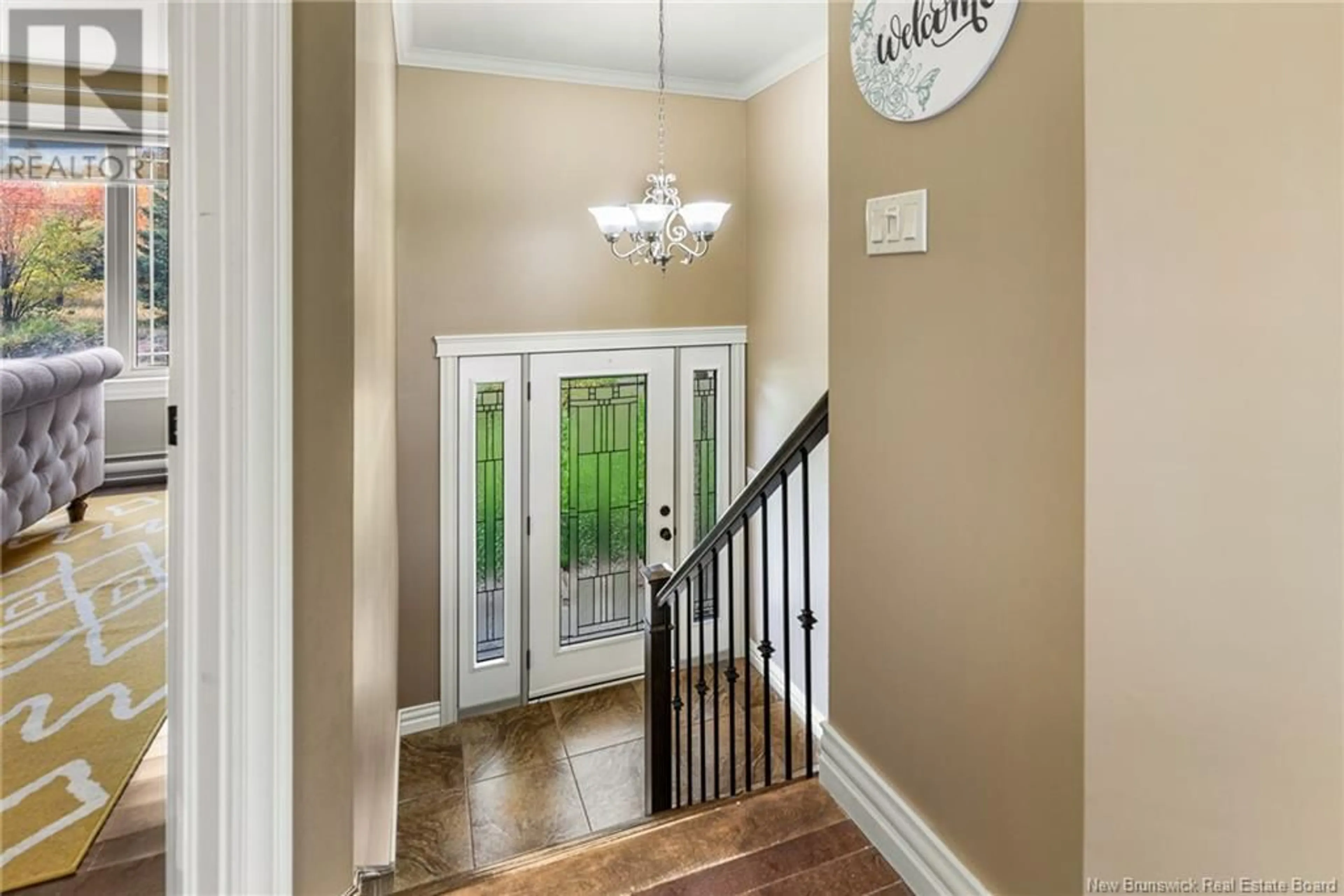 Indoor entryway, wood floors for 35 Heron Court, Bouctouche New Brunswick E4S0E3