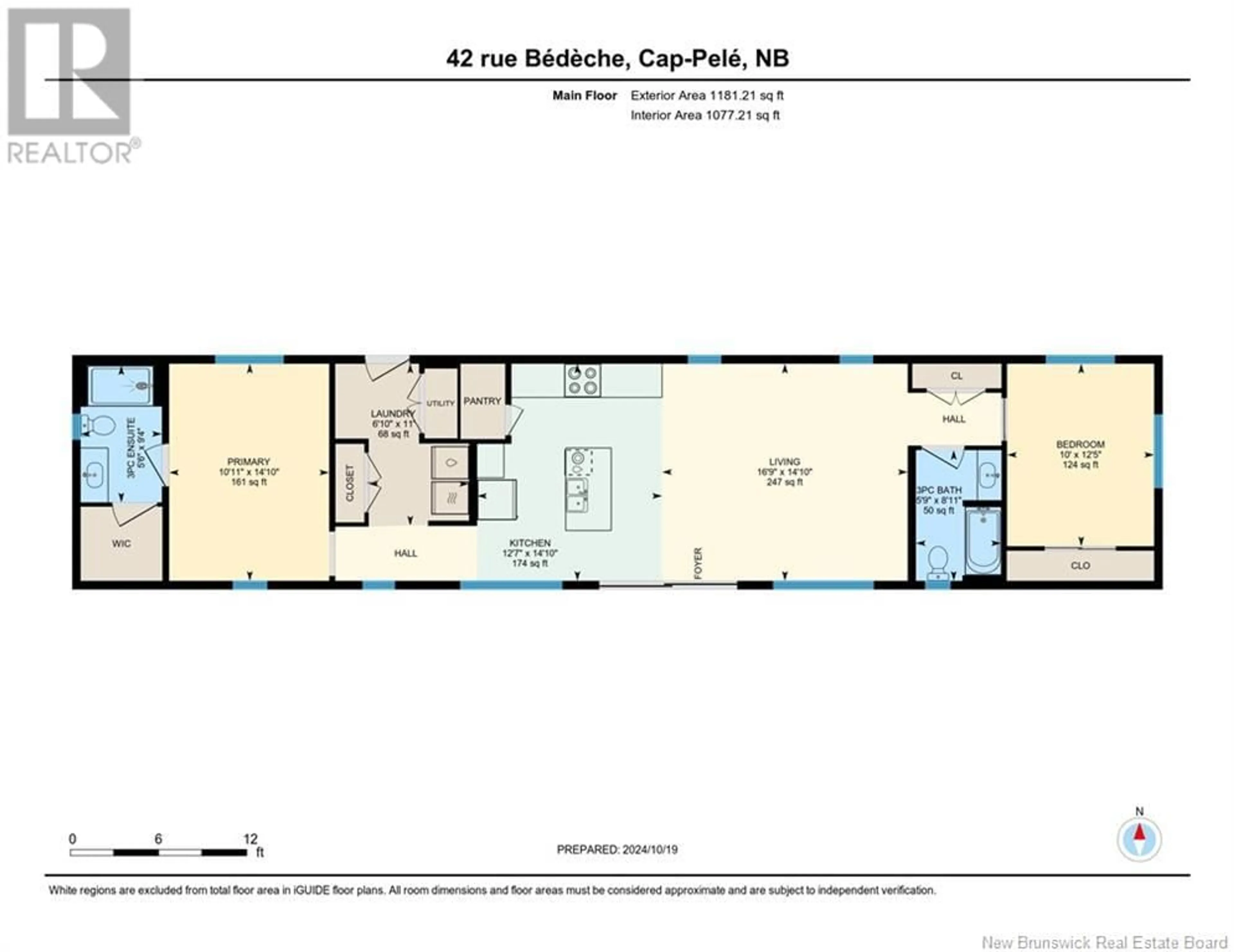 Floor plan for 42 Bedeche Street, Cap-Pelé New Brunswick E4N0G1