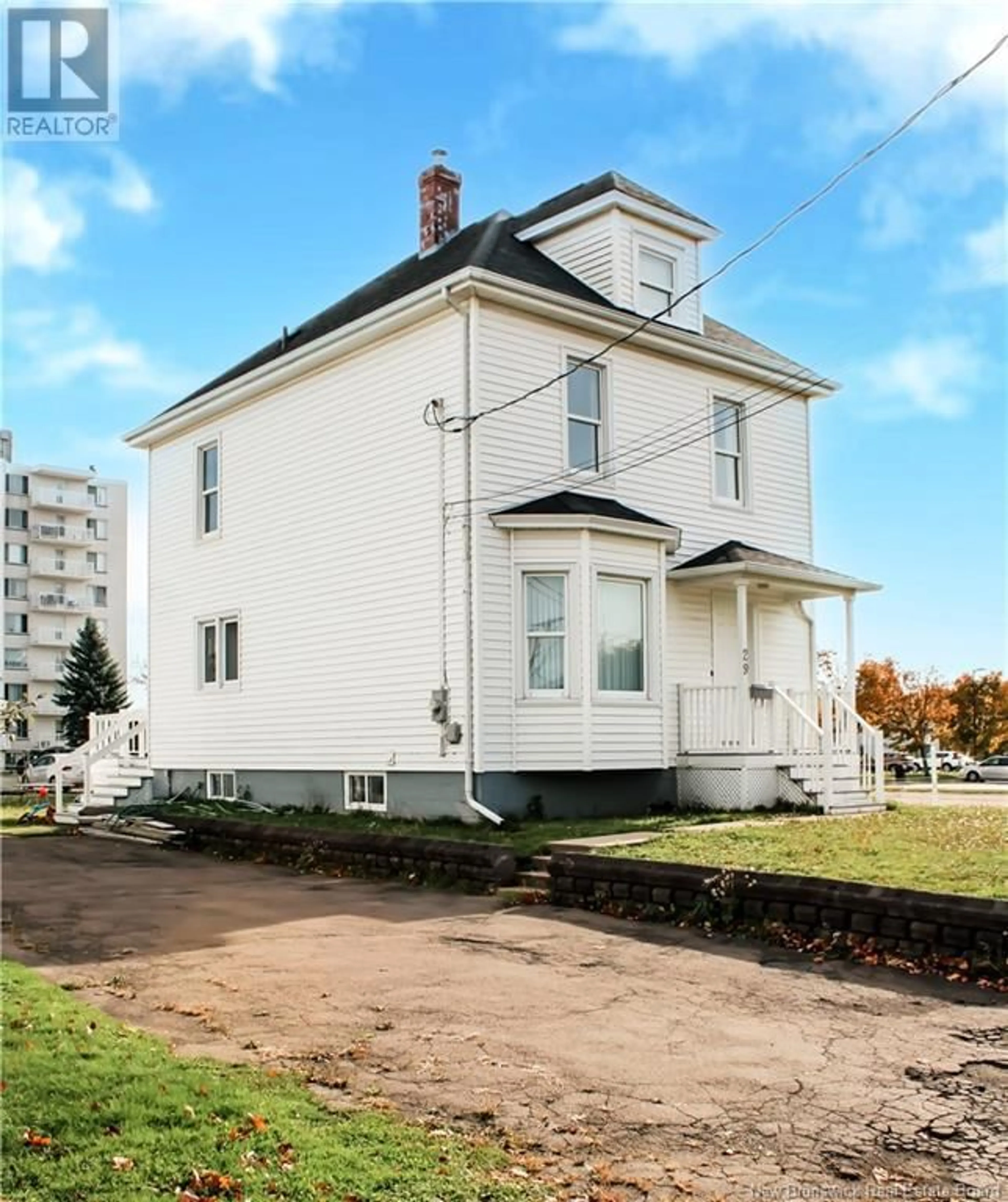 Frontside or backside of a home, the front or back of building for 29 Fern, Moncton New Brunswick E1E2S6